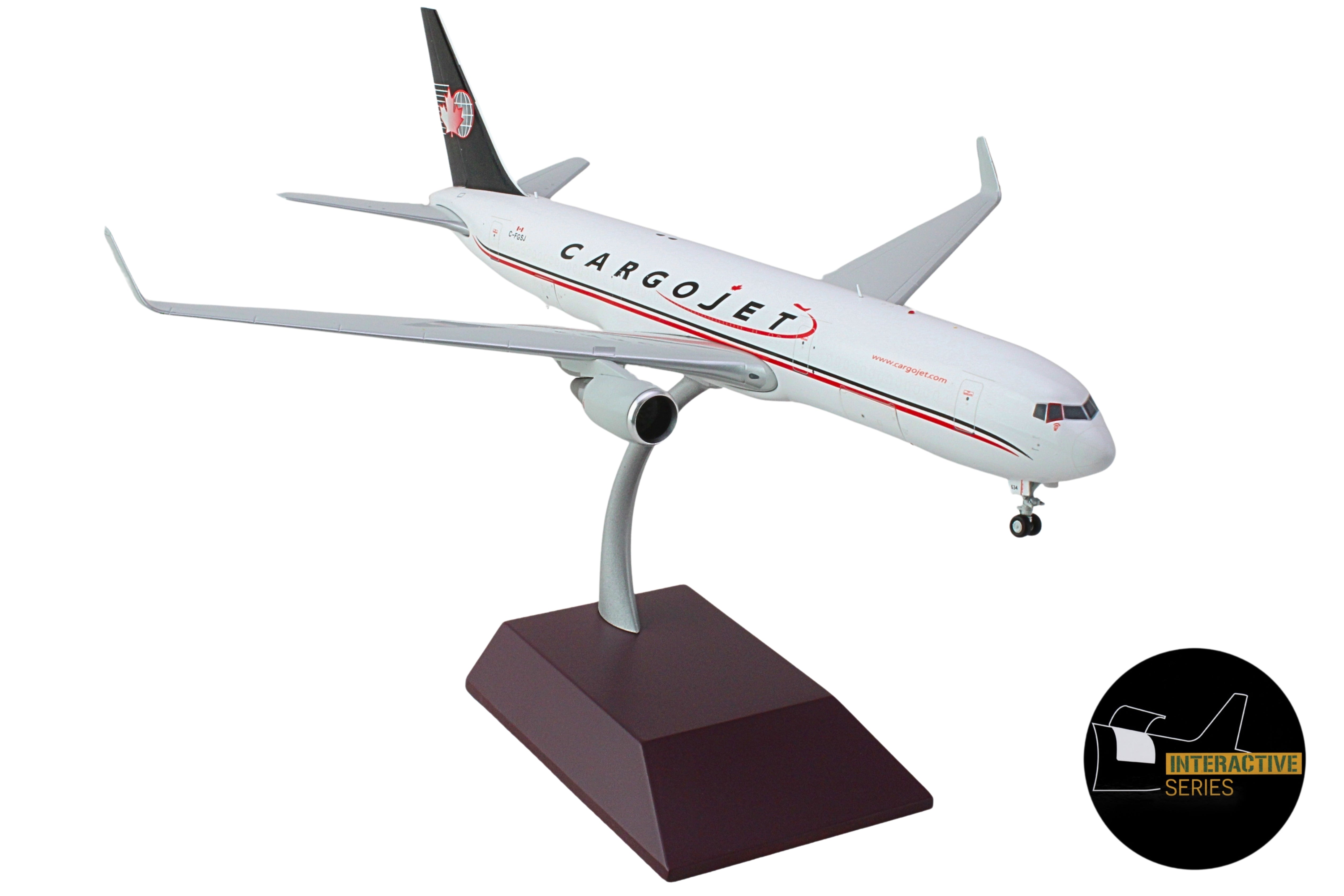 GEMINI200 CARGOJET 767-300ERBDSF 1/200 REG#C-FGSJ INTERACTIV