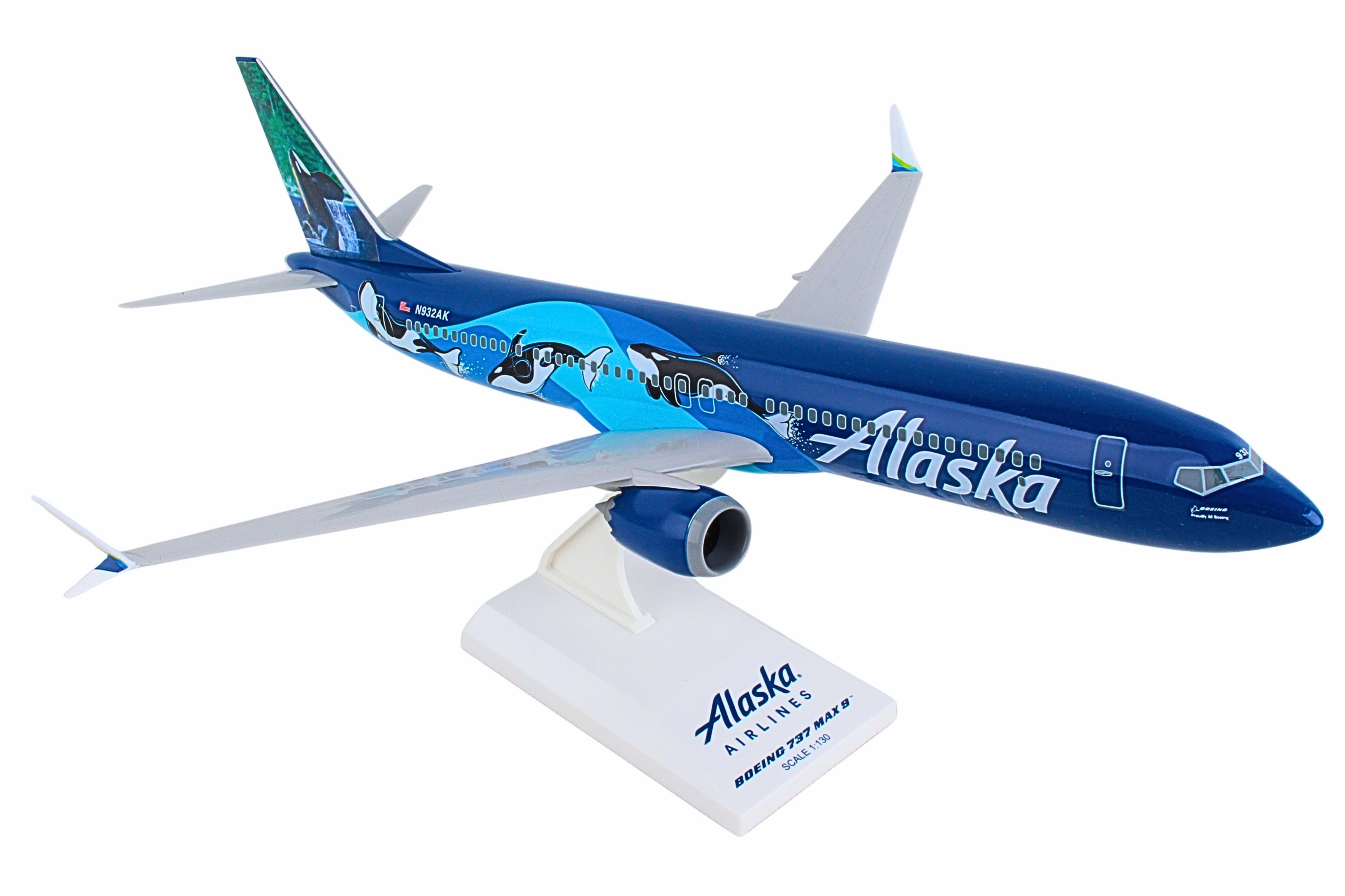 SKYMARKS ALASKA 737MAX9 1/130 ORCA