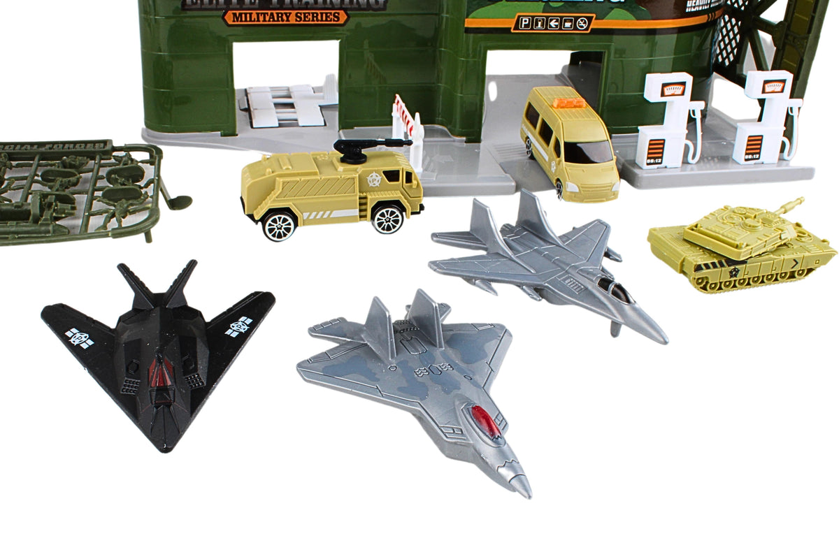 THE MILITARY BASE PLAYSET The Airplane Shop.