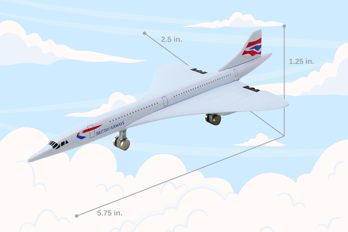 BRITISH AIRWAYS CONCORDE SINGLE PLANE The Airplane Shop.