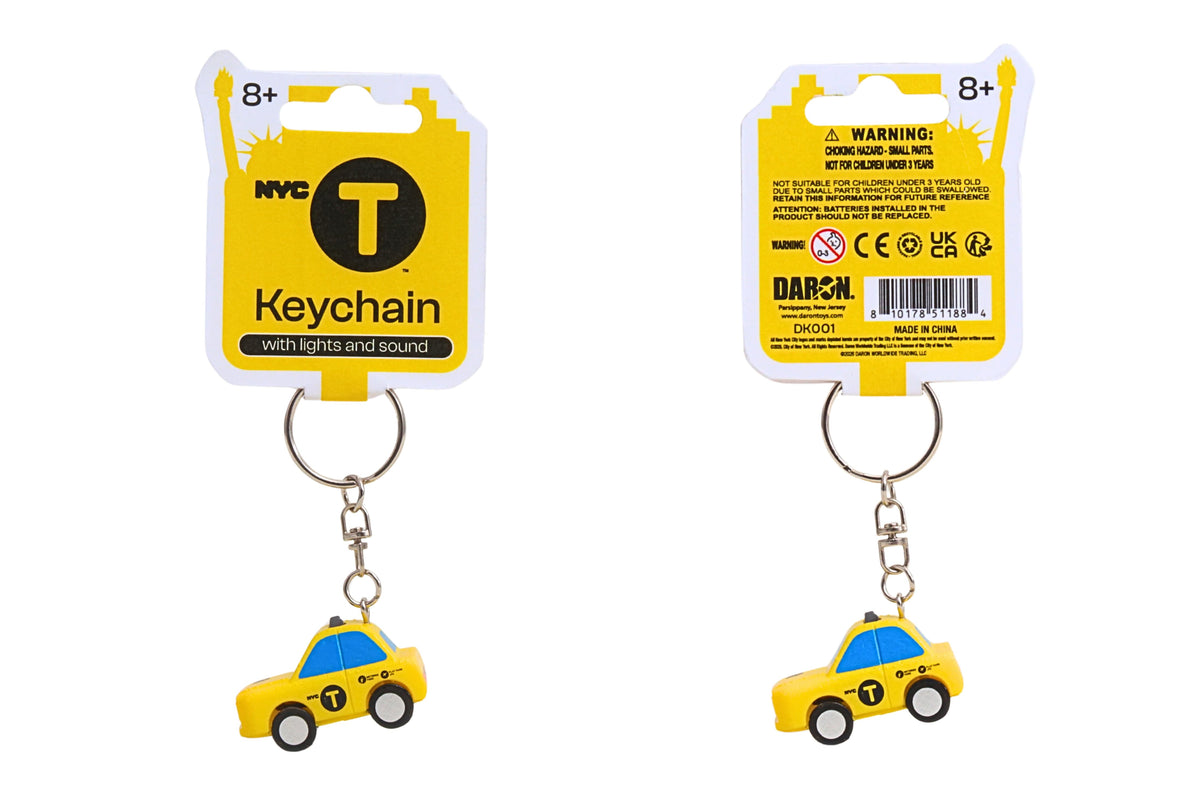 NYC TAXI KEYCHAIN The Airplane Shop.