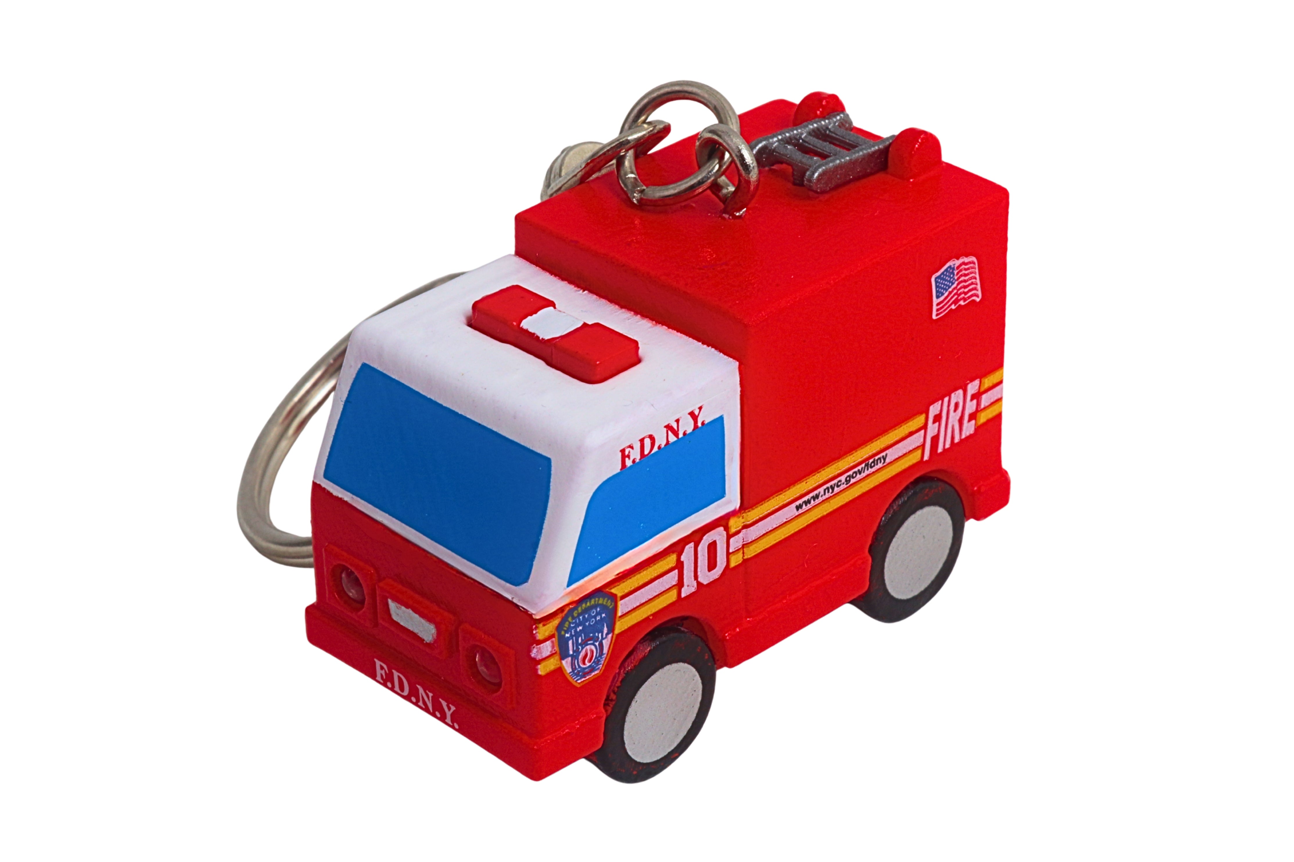 FDNY FIRE TRUCK KEYCHAIN