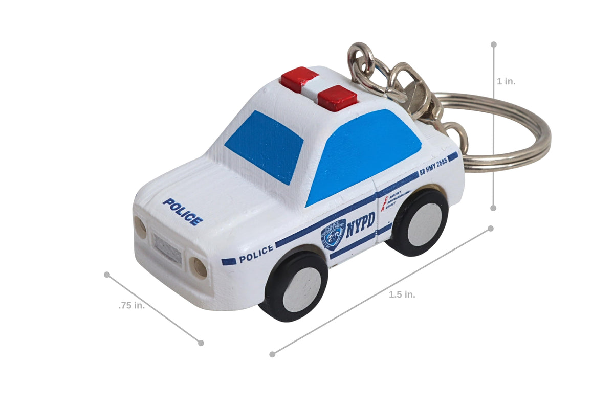 NYPD POLICE CAR KEYCHAIN The Airplane Shop.