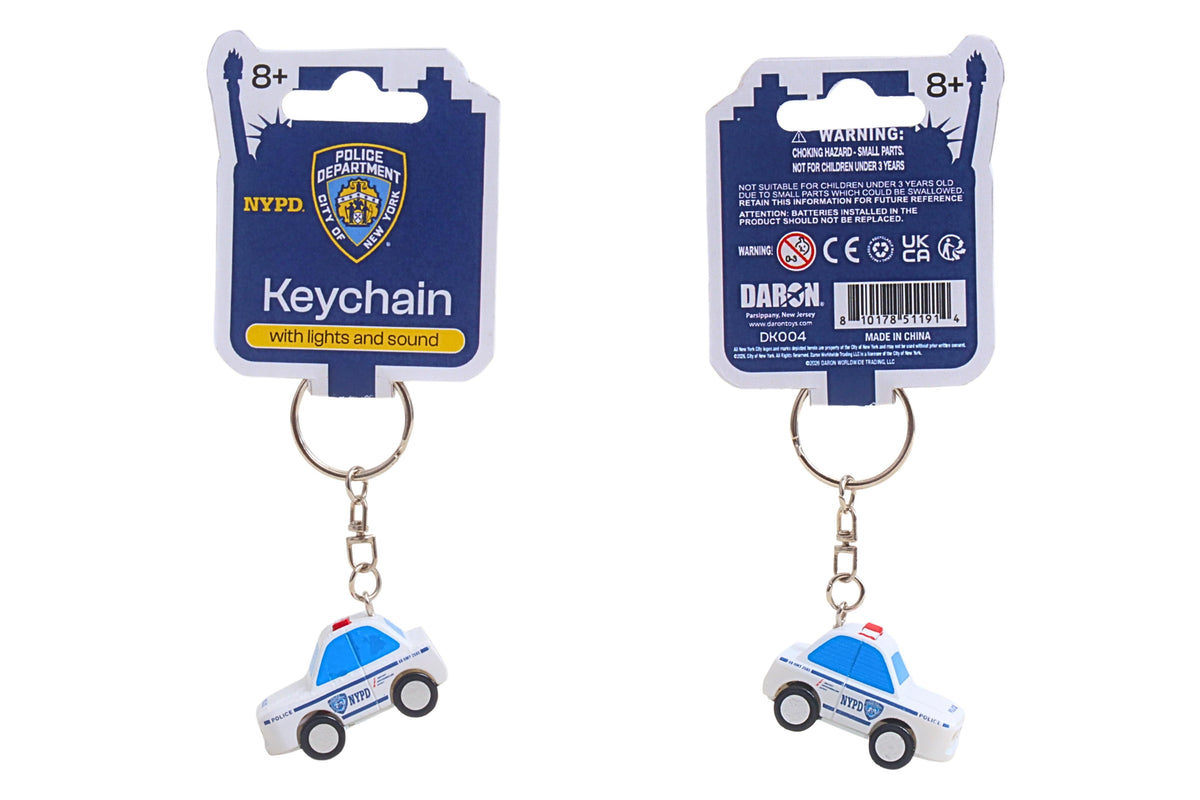 NYPD POLICE CAR KEYCHAIN The Airplane Shop.