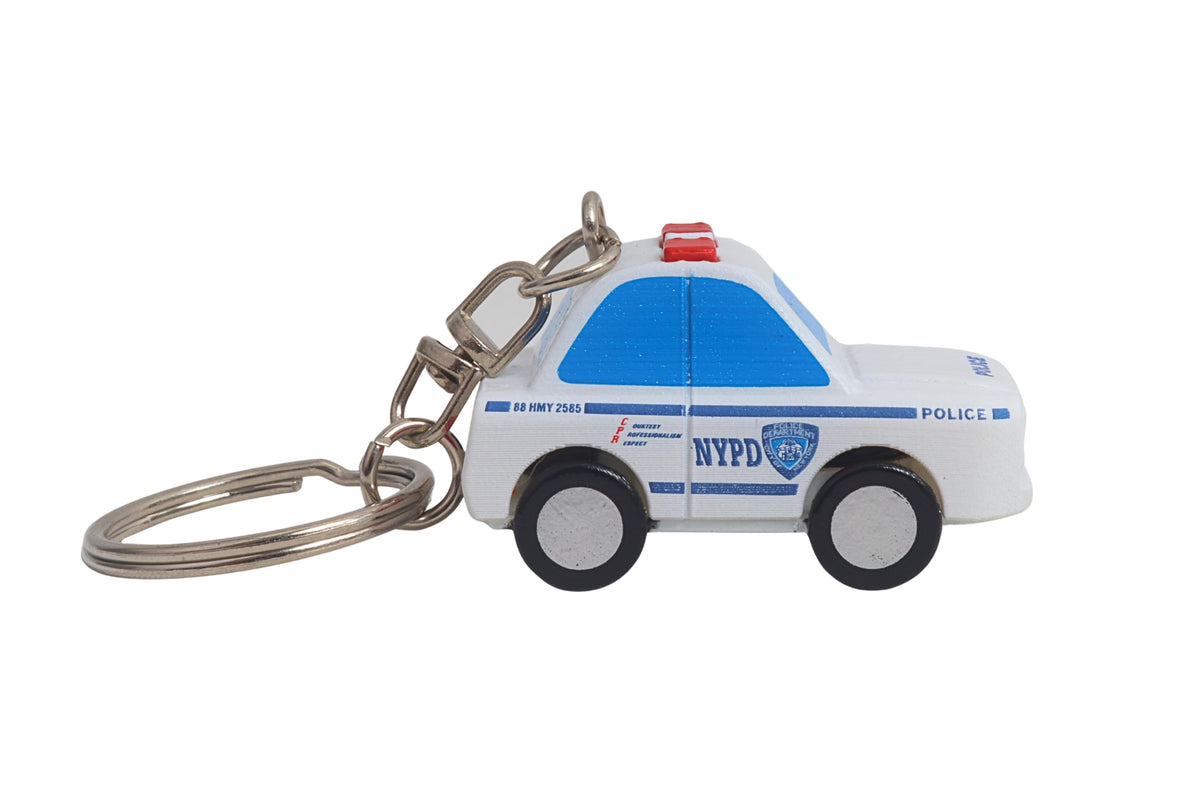 NYPD POLICE CAR KEYCHAIN The Airplane Shop.