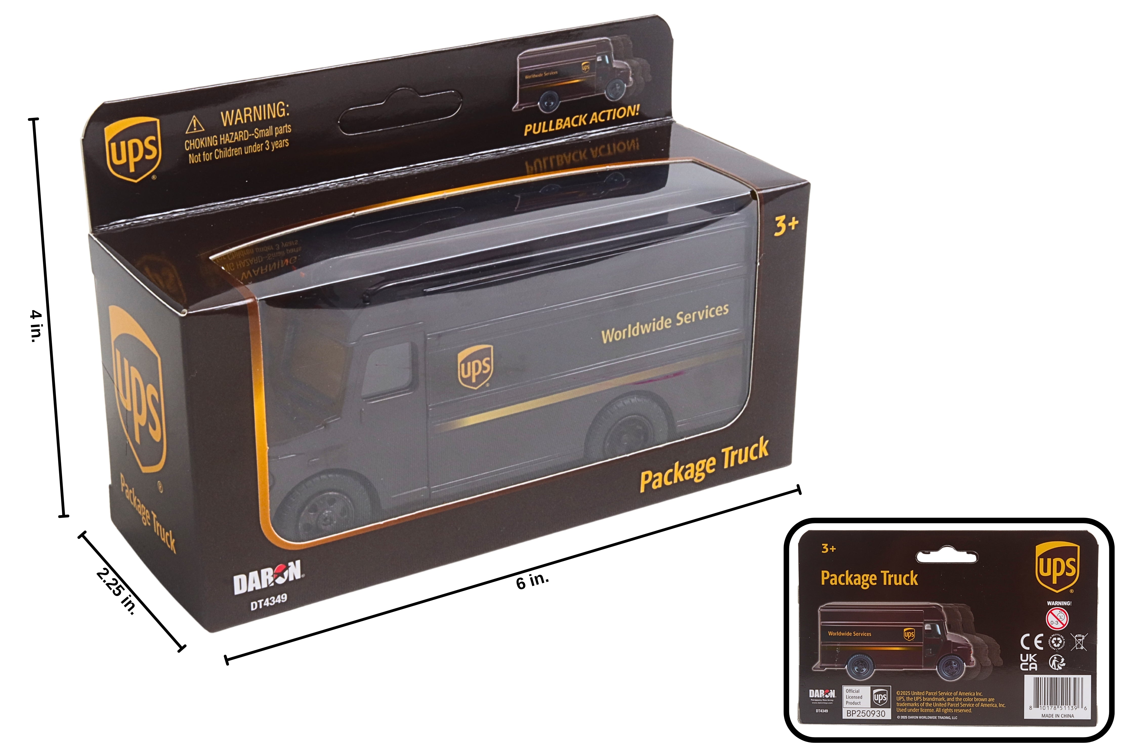 UPS PULLBACK PACKAGE CAR The Airplane Shop.