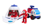 SPACE ADVENTURE SPACE CAPSULE W/2 ASTRONAUTS & VEHICLE The Airplane Shop.