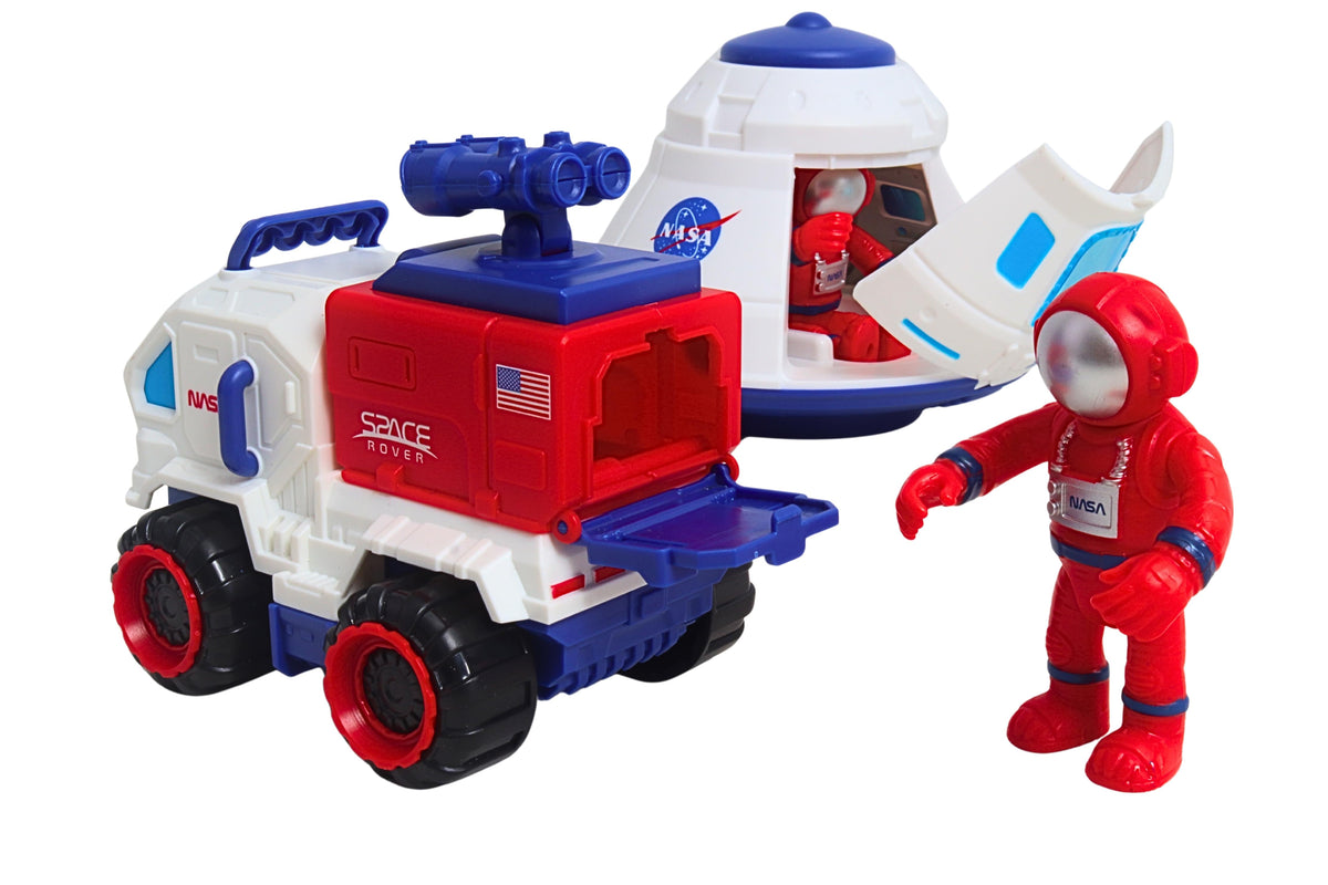 SPACE ADVENTURE SPACE CAPSULE W/2 ASTRONAUTS & VEHICLE The Airplane Shop.