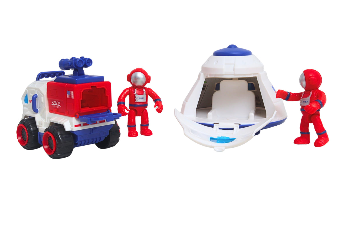 SPACE ADVENTURE SPACE CAPSULE W/2 ASTRONAUTS & VEHICLE The Airplane Shop.