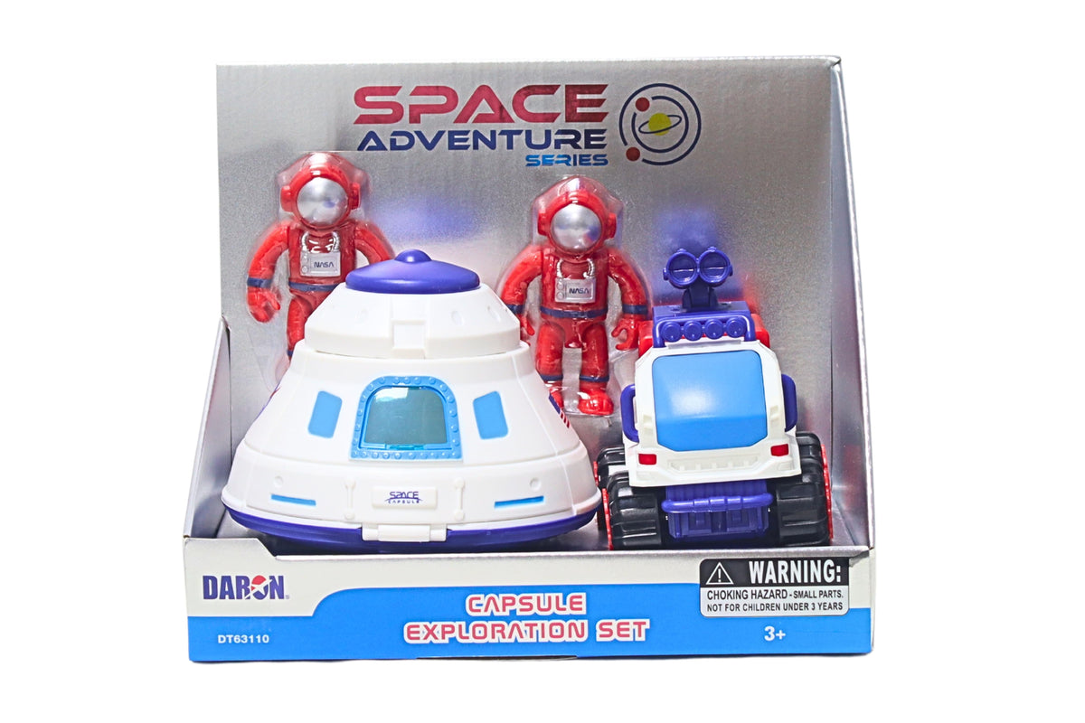 SPACE ADVENTURE SPACE CAPSULE W/2 ASTRONAUTS & VEHICLE The Airplane Shop.