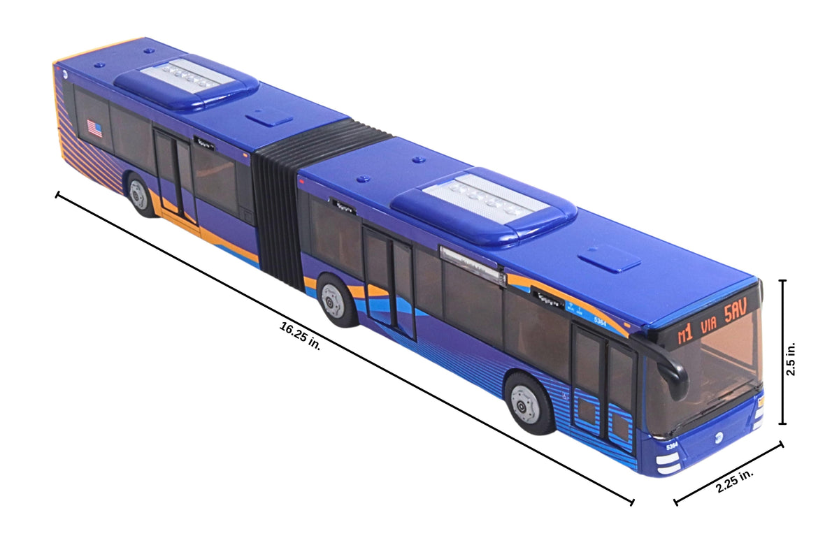 MTA ARTICULATED BUS NEW COLORS The Airplane Shop.