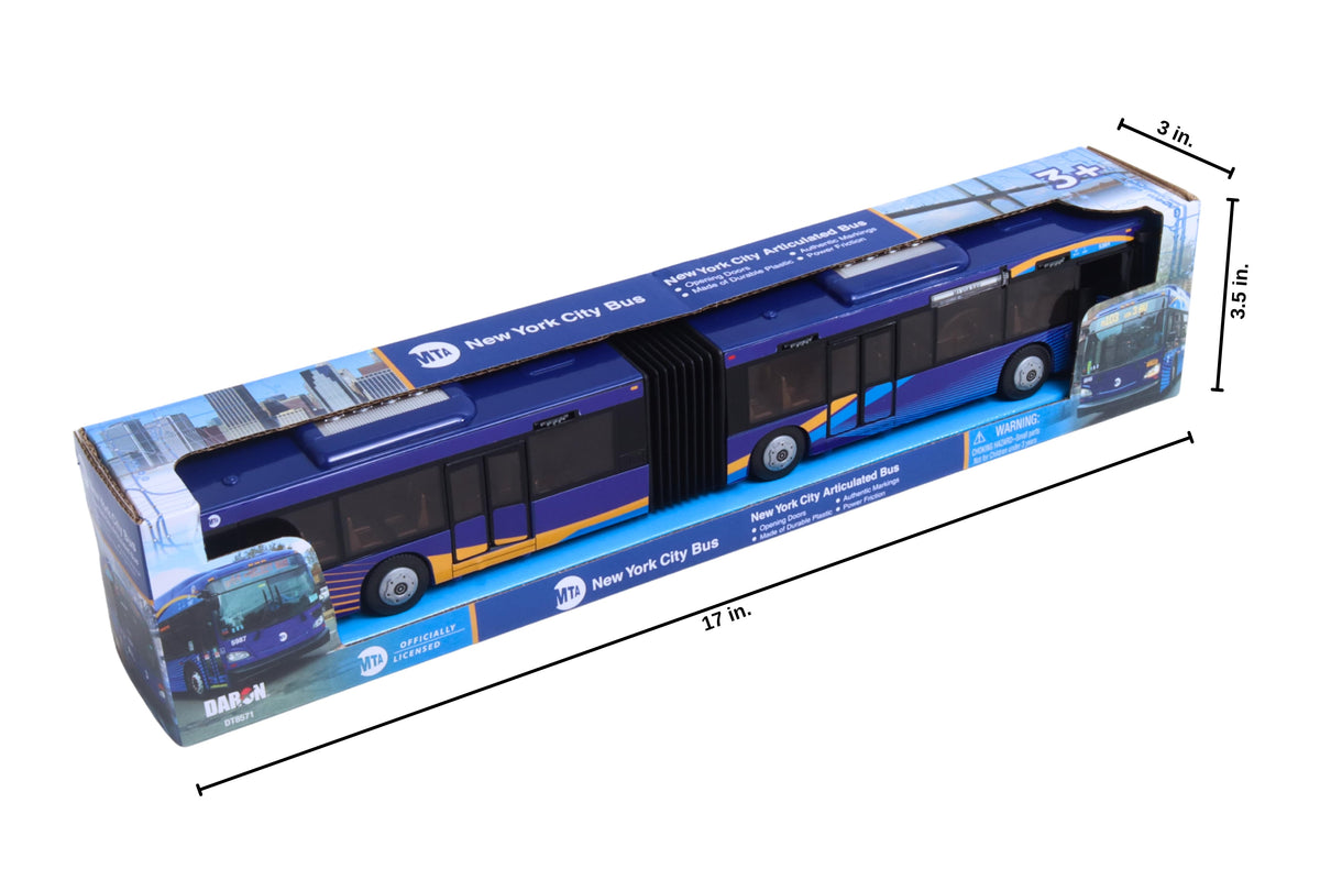 MTA ARTICULATED BUS NEW COLORS The Airplane Shop.