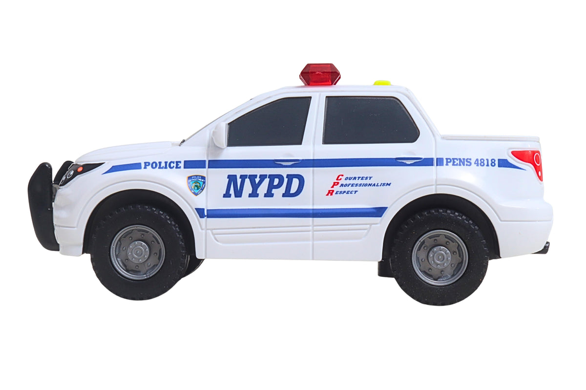 NYPD MIGHTY POLICE CAR W/LIGHT & SOUND The Airplane Shop.