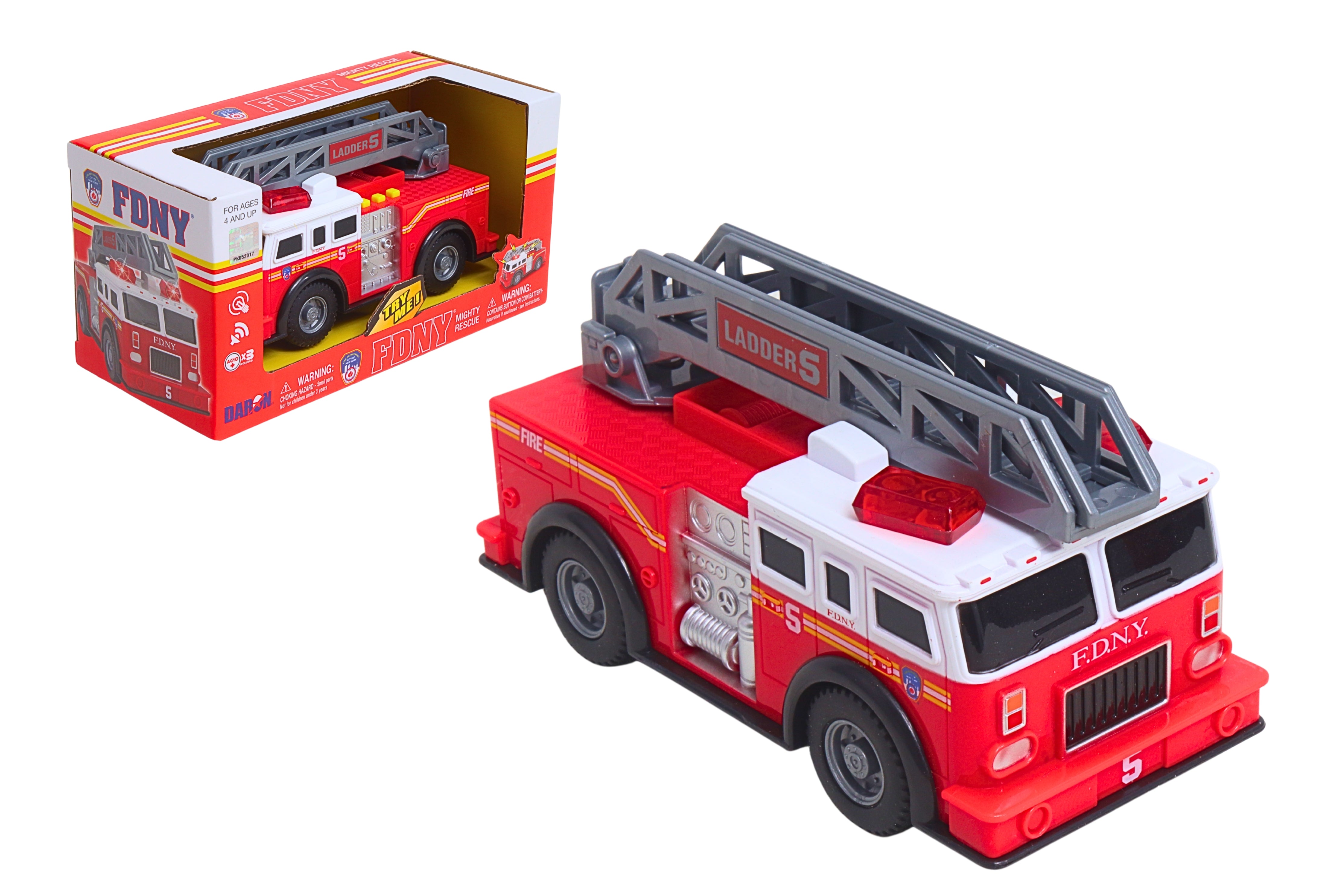 FDNY MIGHTY FIRE TRUCK W/LIGHT & SOUND