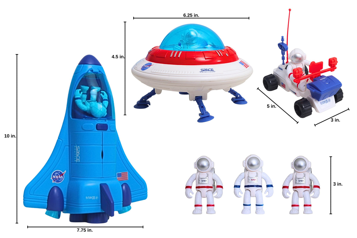 SPACE ADVENTURE SPACE BUNDLE, SHUTTLE, SPACESHIP, VEHICLE The Airplane Shop.
