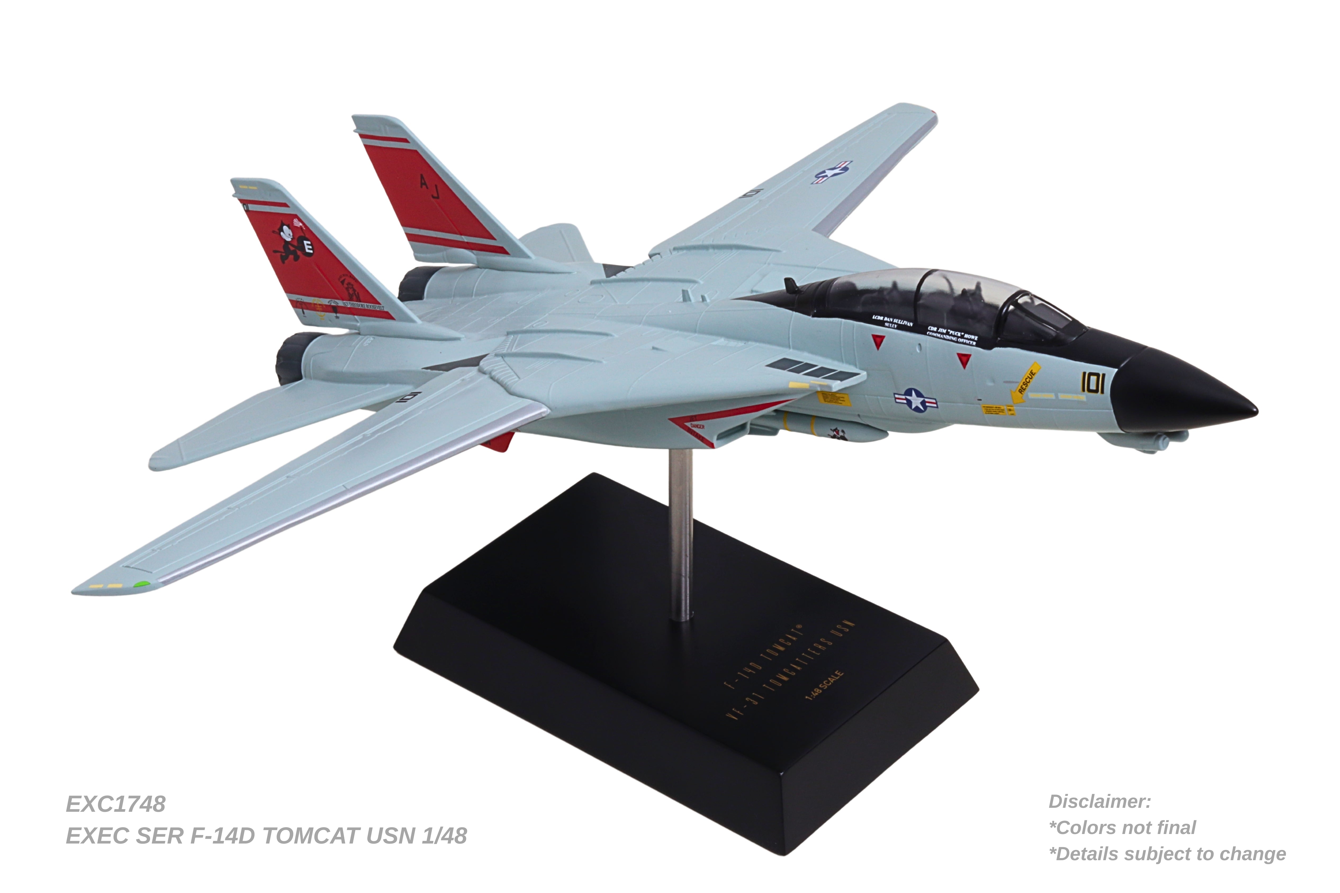 EXEC SER F-14D TOMCAT USN 1/48