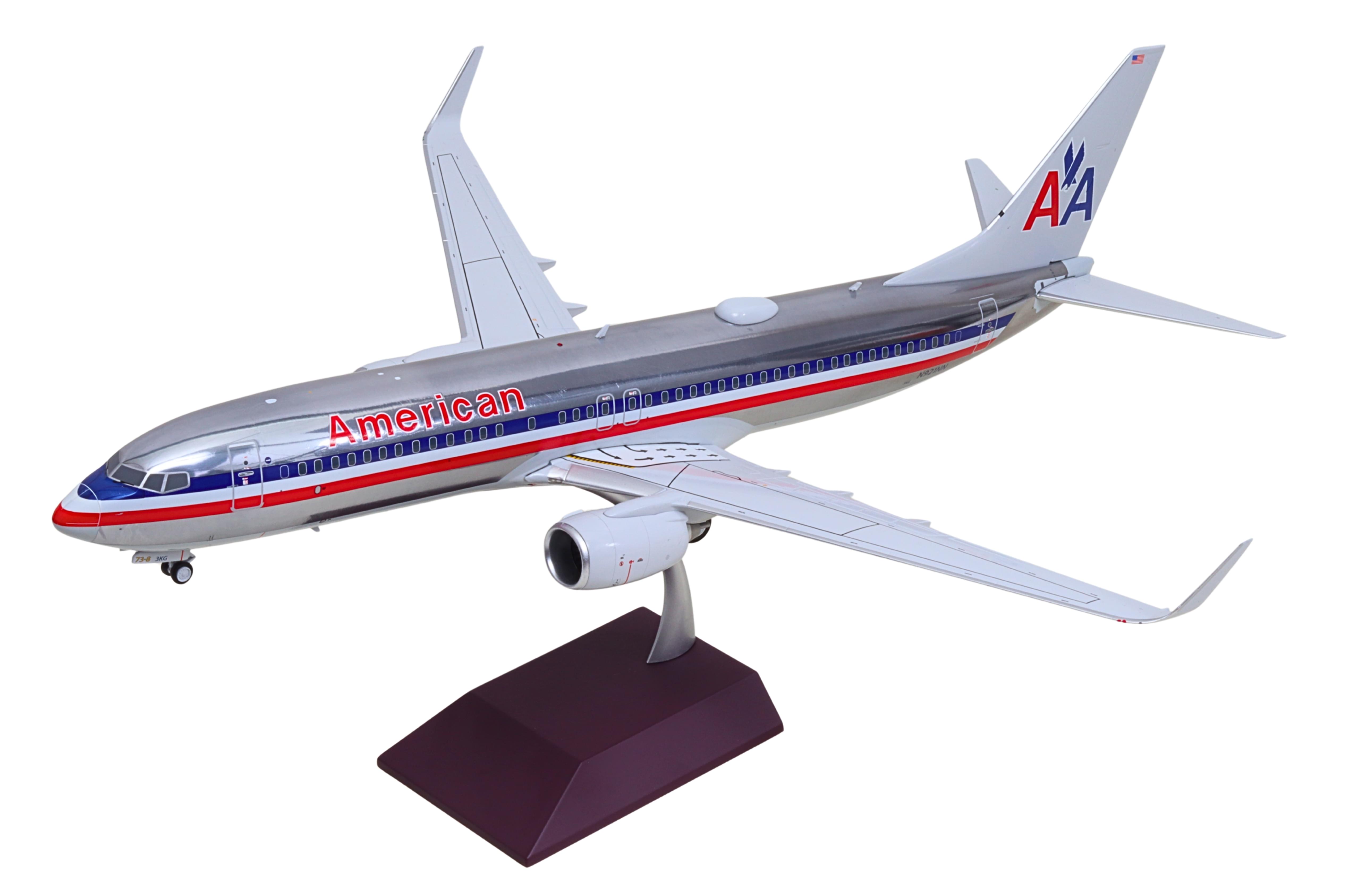 GEMINI100 AMERICAN 737-800W 1/100 REG#N921NN The Airplane Shop.