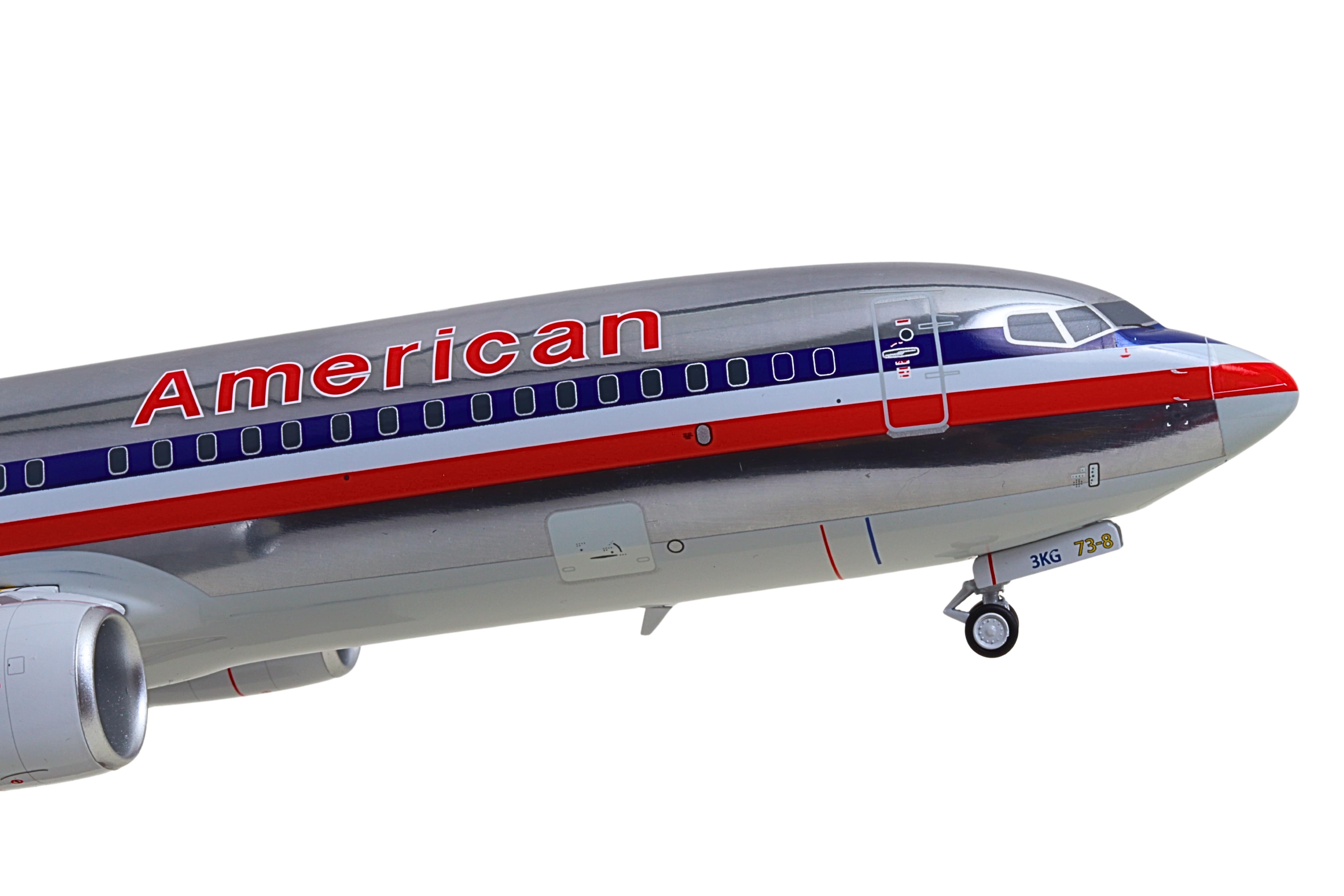 GEMINI100 AMERICAN 737-800W 1/100 REG#N921NN The Airplane Shop.