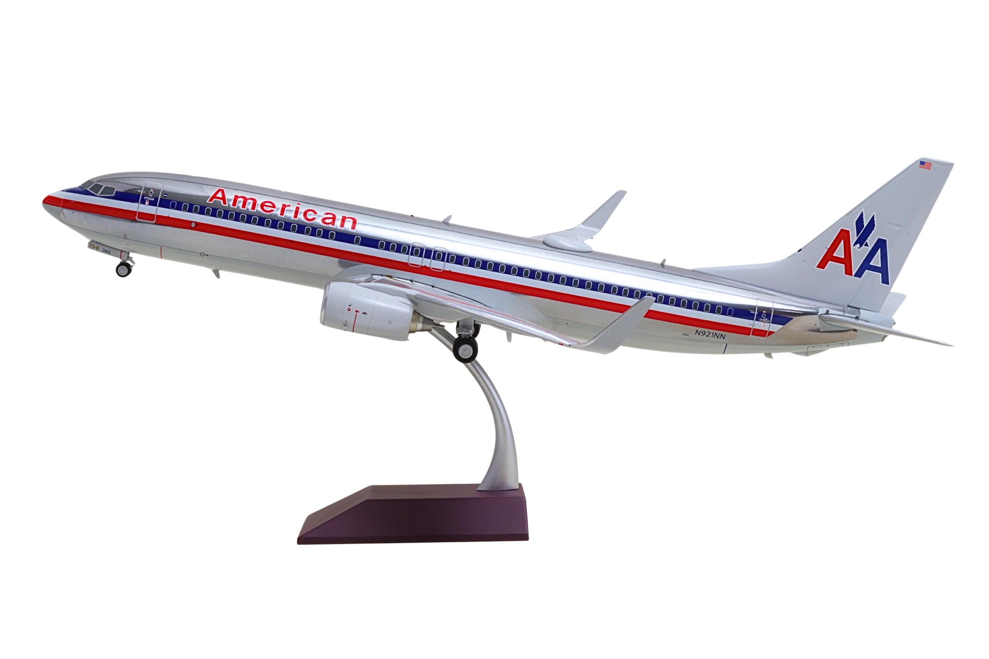GEMINI100 AMERICAN 737-800W 1/100 REG#N921NN The Airplane Shop.