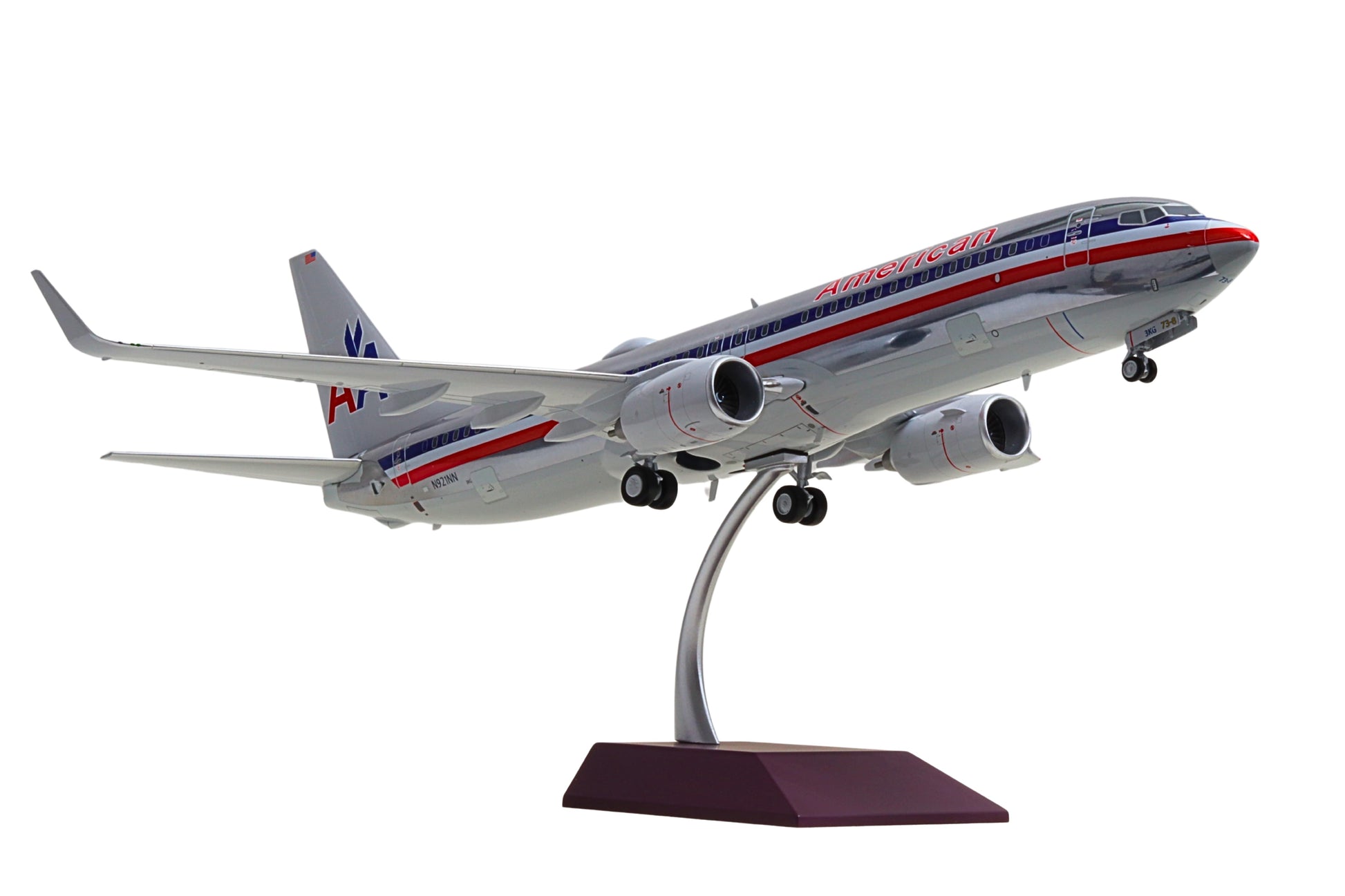 GEMINI100 AMERICAN 737-800W 1/100 REG#N921NN The Airplane Shop.