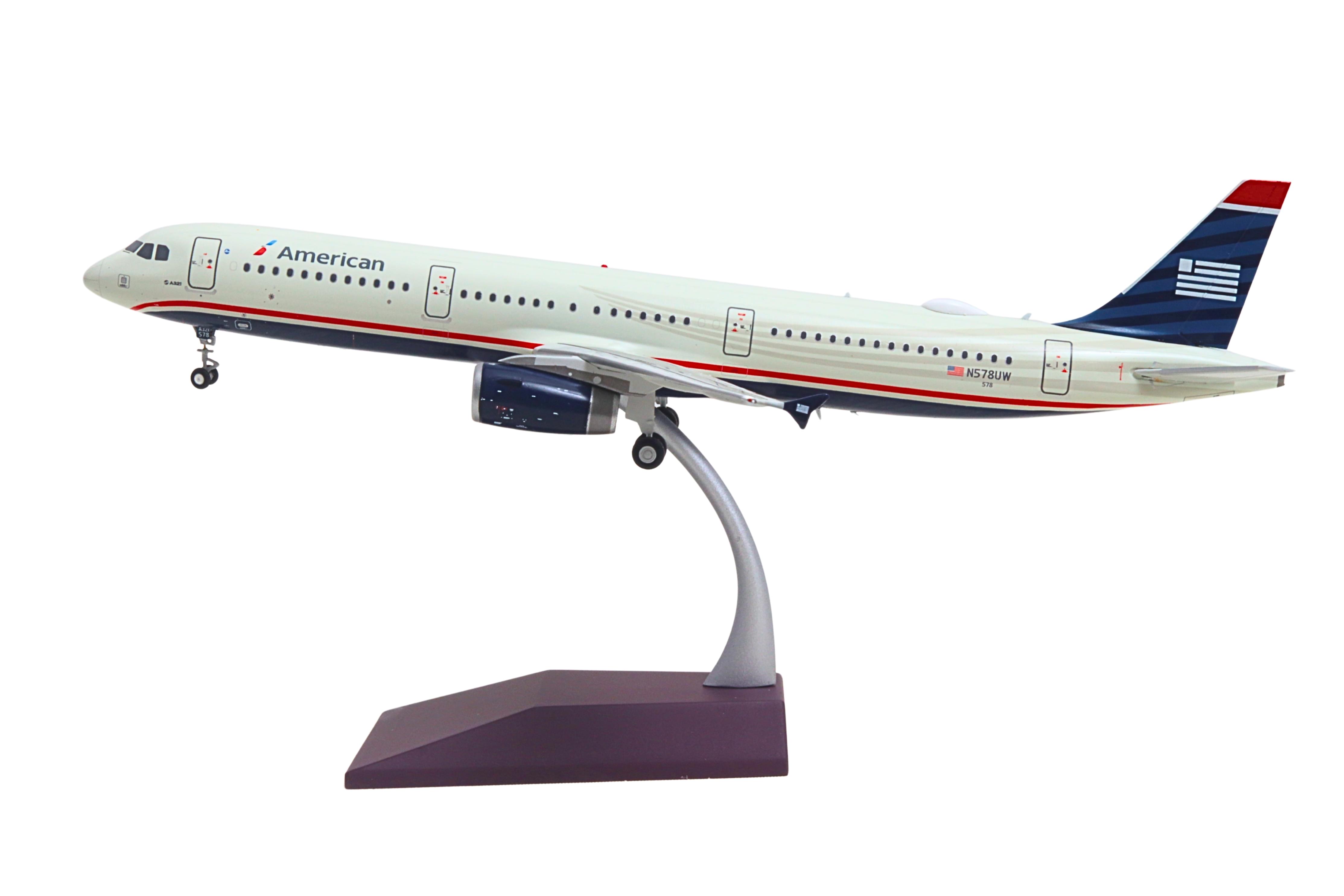 慎一郎 【新品】PACMIN パックミン エールフランス 1/200 GEMINI200 AMERICAN A321-200 1/200 USAIRWAYS REG#N578UW