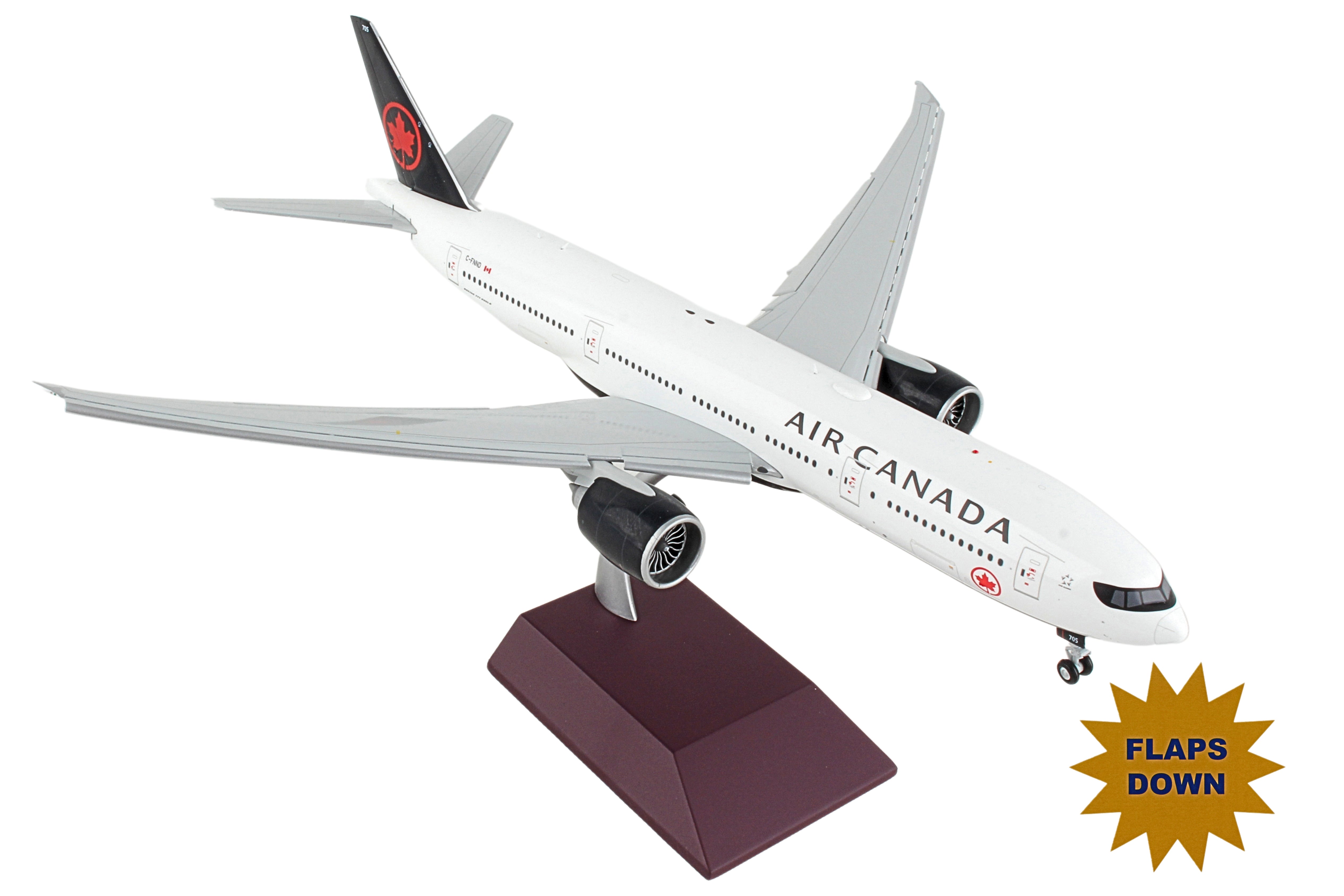 GEMINI200 AIR CANADA 777-200LR 1/200 FLAPS DOWN REG#C-FNND