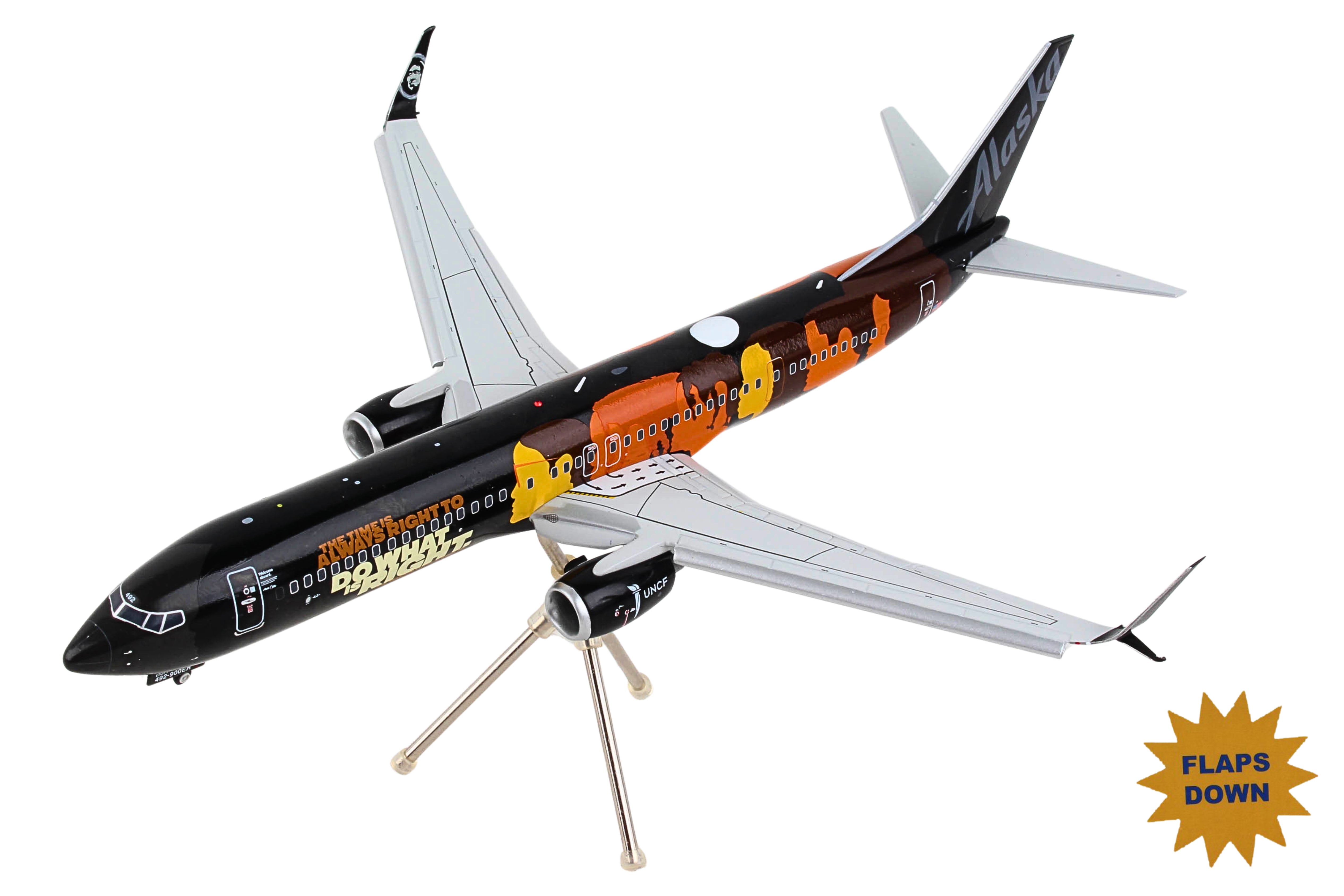 GEMINI200 ALASKA 737-900ER 1/200 OUR COMMITMENT FLAPS DOWN