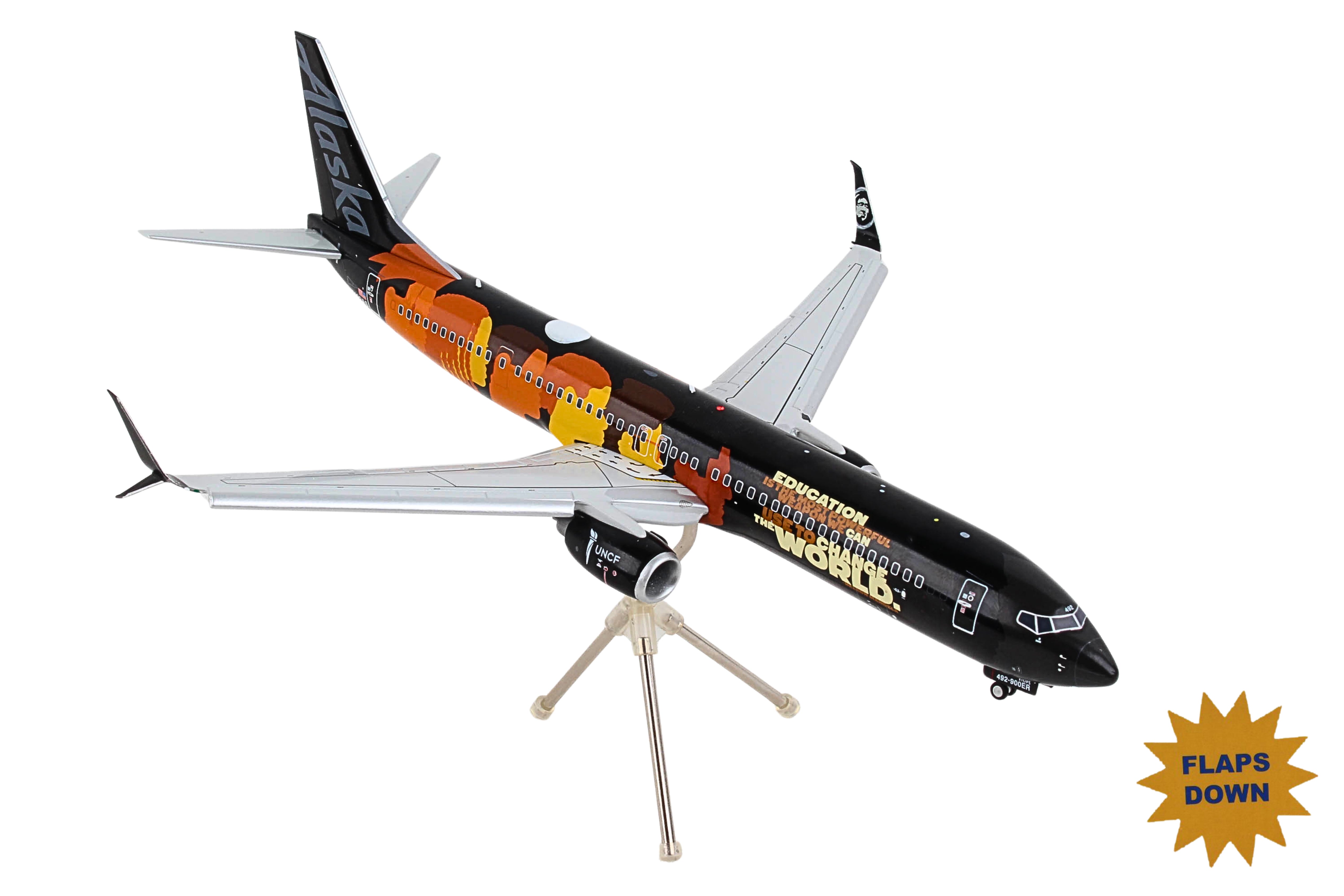 GEMINI200 ALASKA 737-900ER 1/200 OUR COMMITMENT FLAPS DOWN