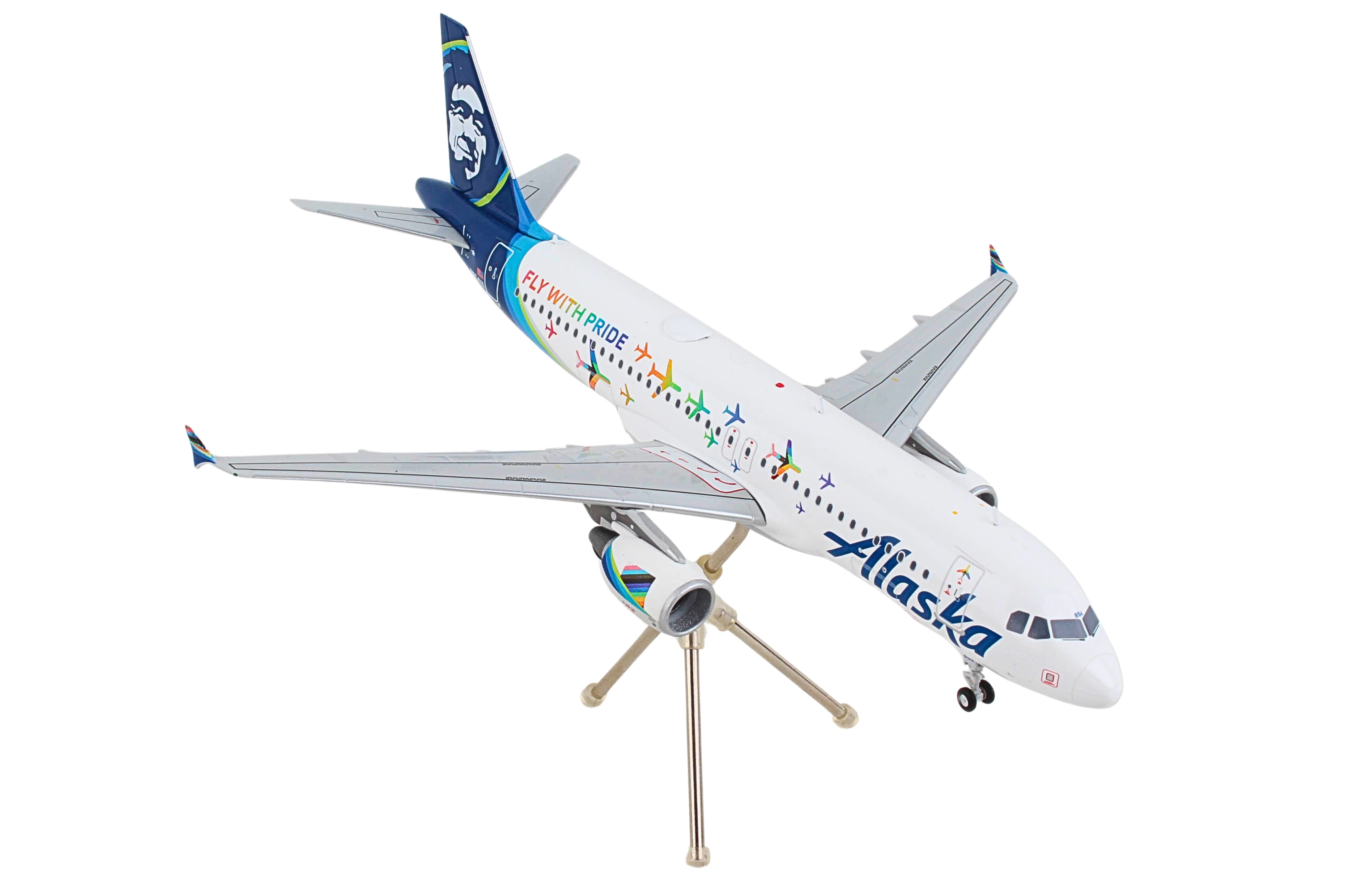 GEMINI200 ALASKA A320 1/200 REG#N854VA FLY WITH PRIDE (**)