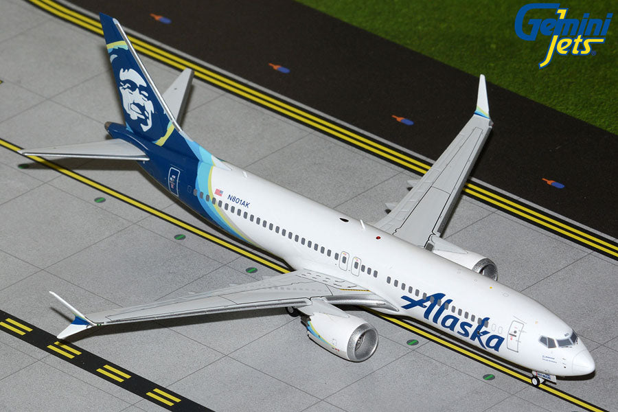 GEMINI200 ALASKA 737MAX8 1/200 REG#N801AK