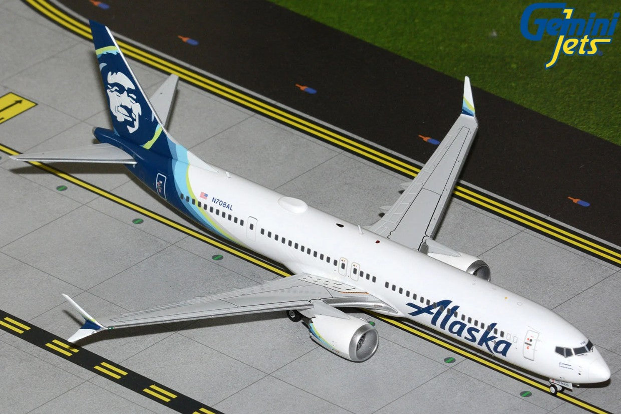 GEMINI200 ALASKA 737MAX9 1/200 REG#N708AL
