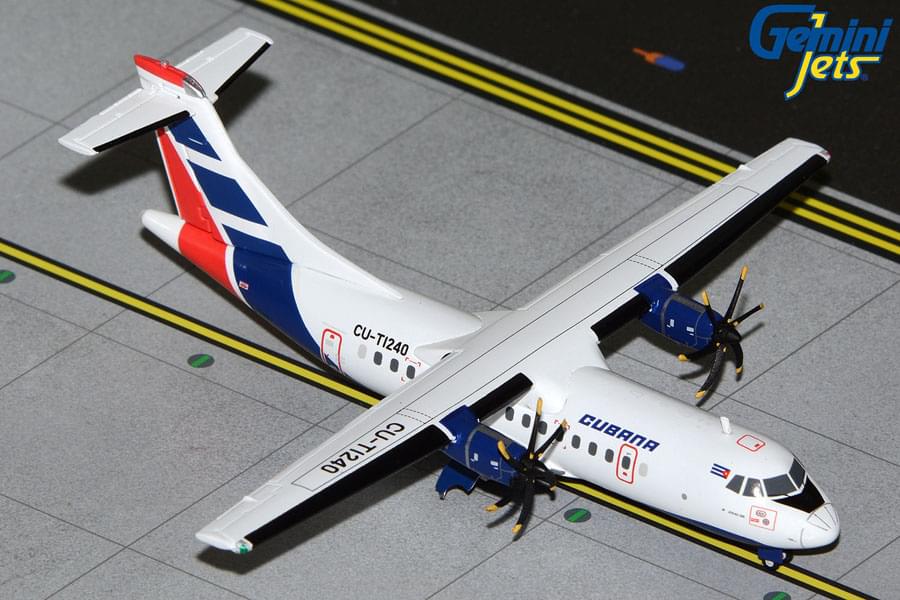 GEMINI200 CUBANA ATR-42-500 1/200 REG#CU-T1240 (**) The Airplane Shop.