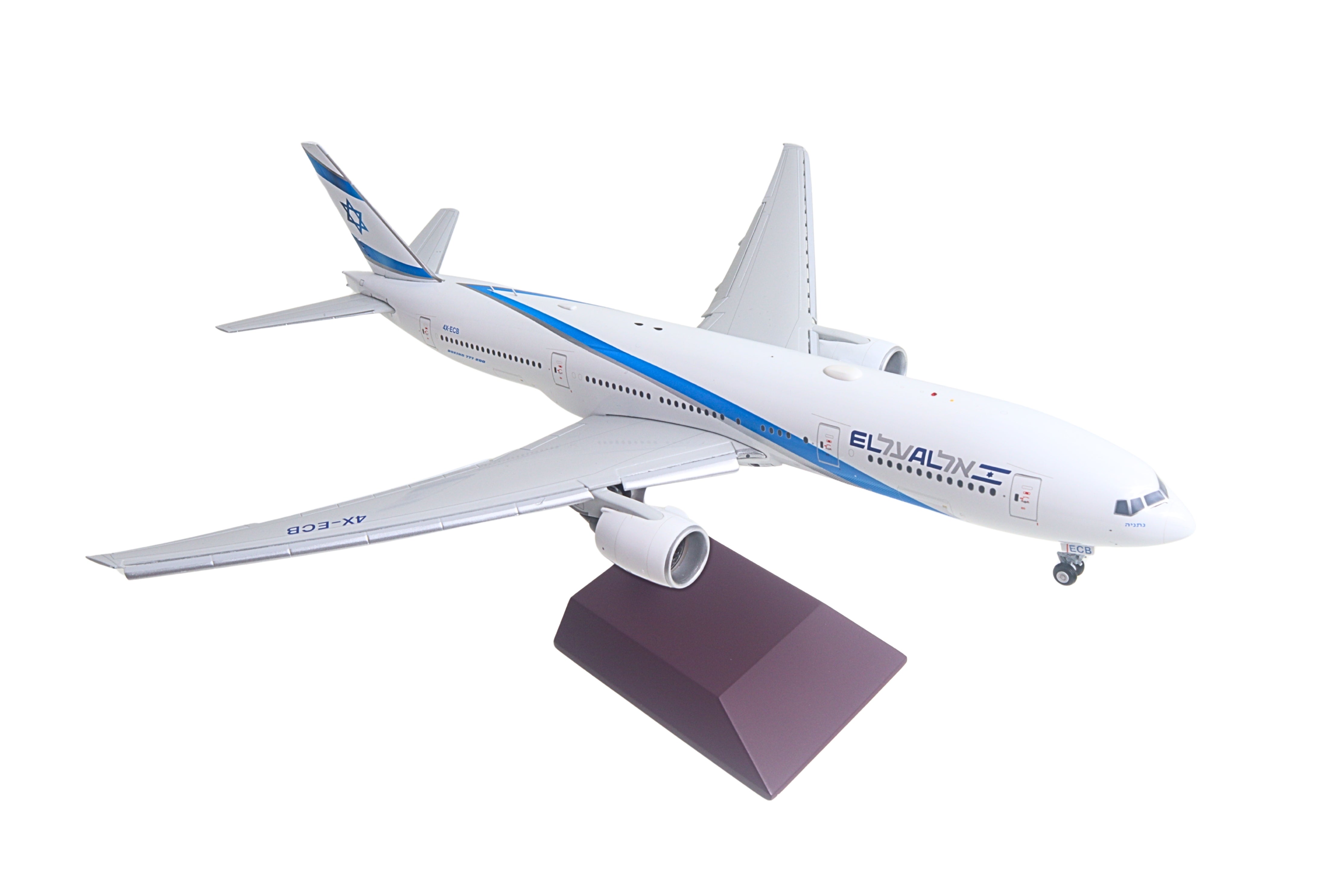 GEMINI EL AL 777-200ER 1/200 REG#4X-ECB FLAPS DOWN