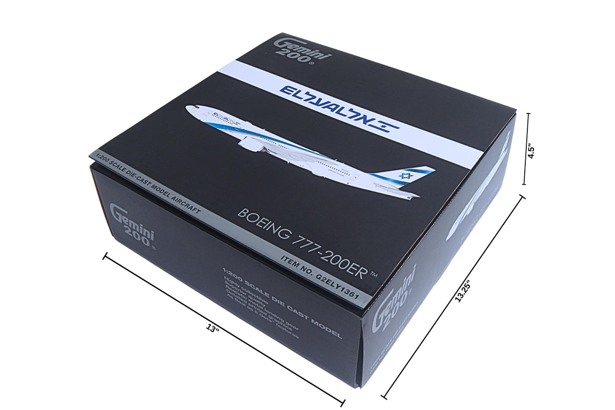 GEMINI EL AL 777-200ER 1/200 REG