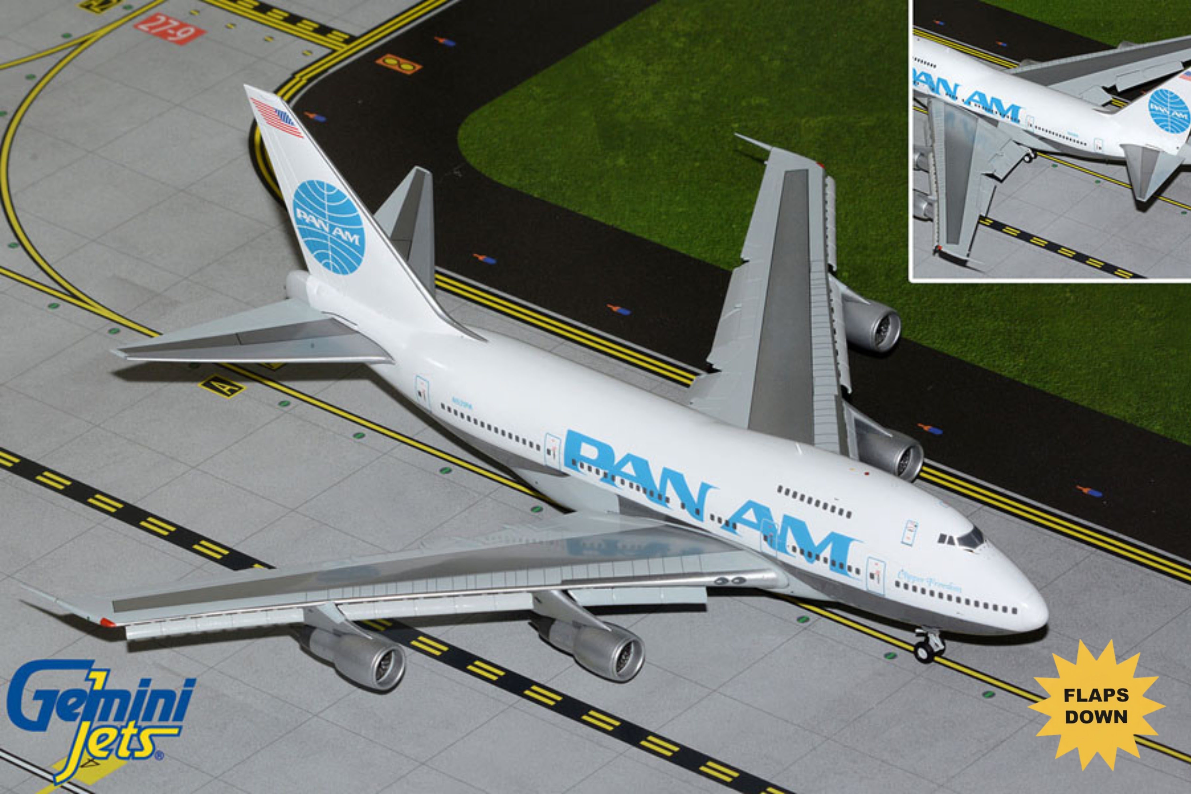 GEMINI200 PAN AMERICAN 747SP 1/200 N531PA BILLBOARD FLAPS DO