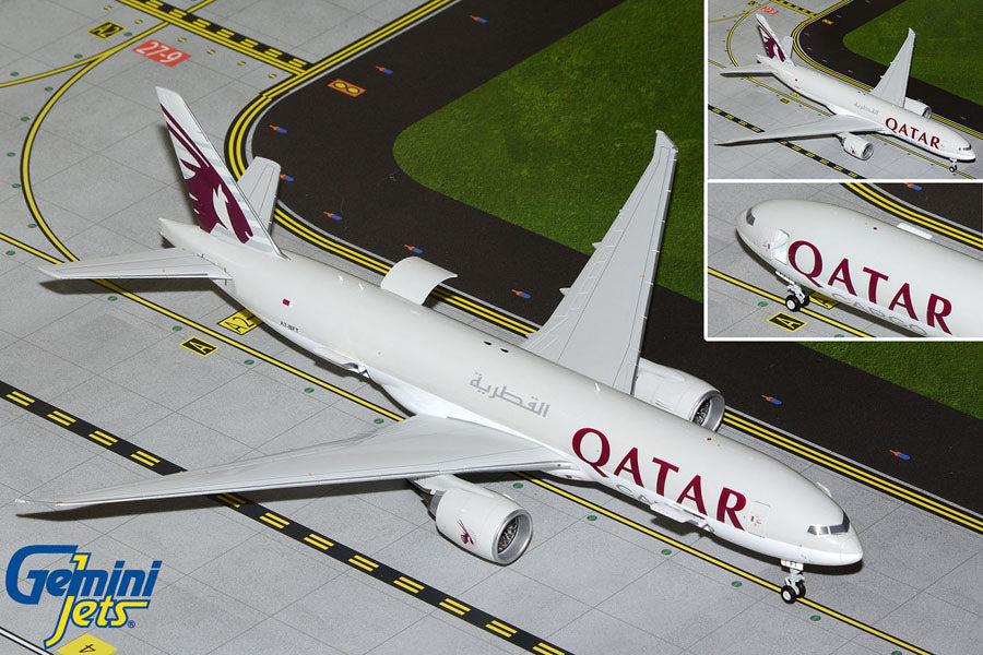 GEMINI200 QATAR CARGO 777-200LRF 1/200 REG#A7-BFT INTERACTIV