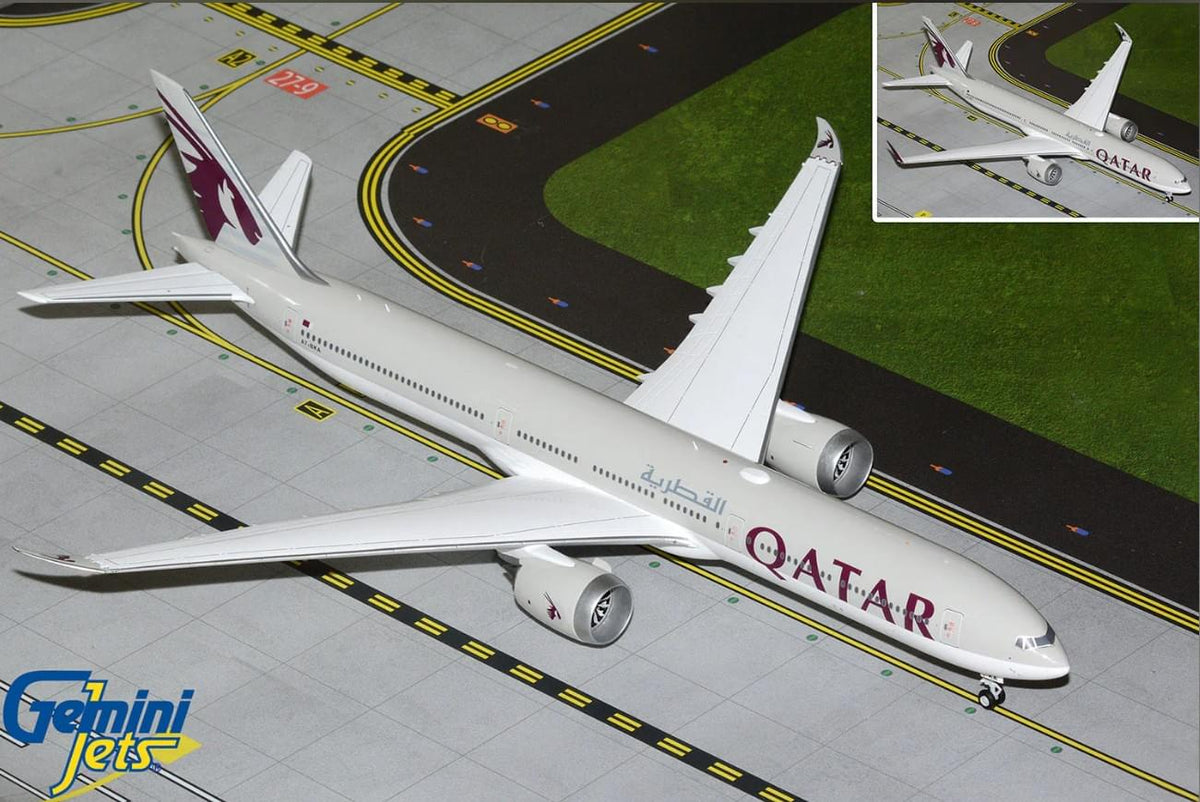 GEMINI200 QATAR 777-9 1/200 REG#A7-BKA The Airplane Shop.