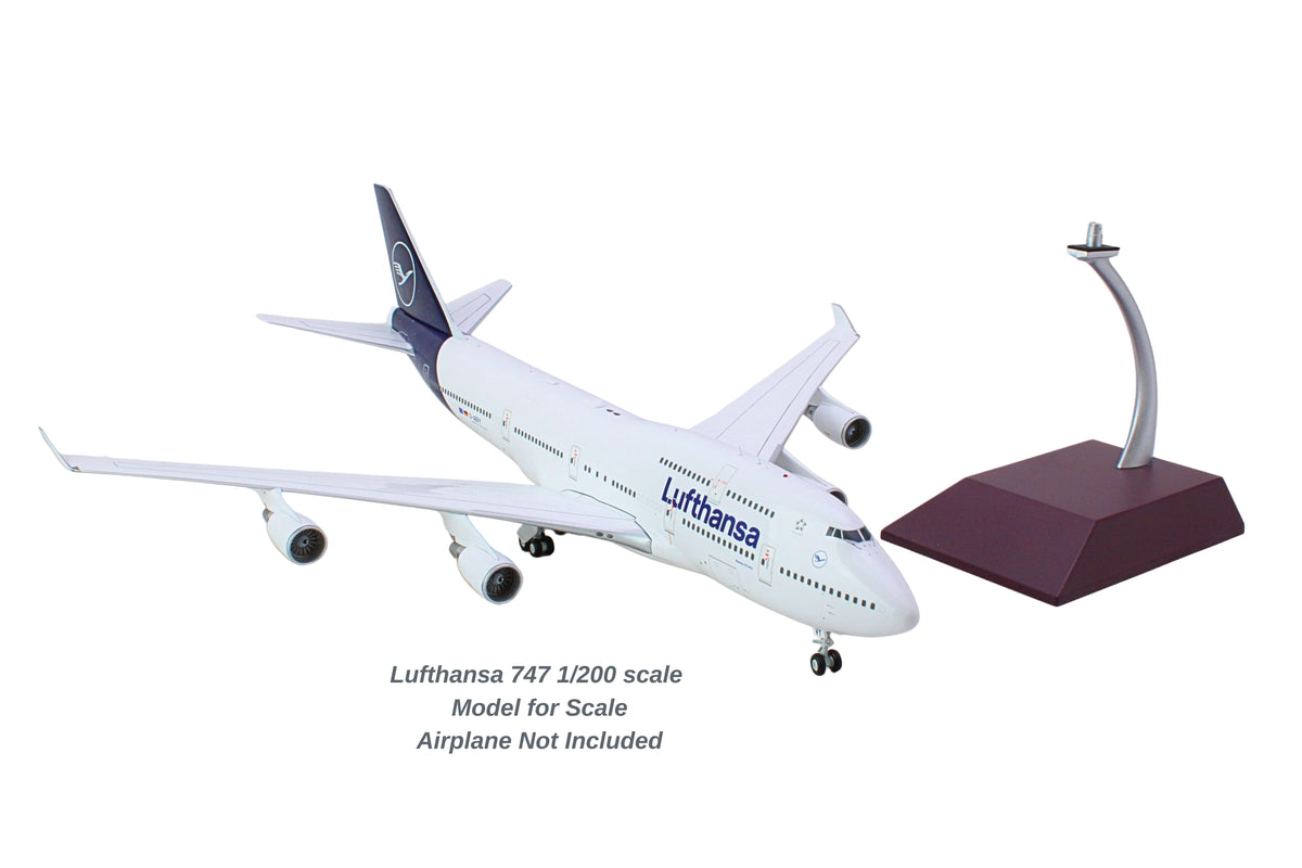GEMINI200 WOOD & METAL STAND MEDIUM/WIDEBODY NON A380 The Airplane Shop.