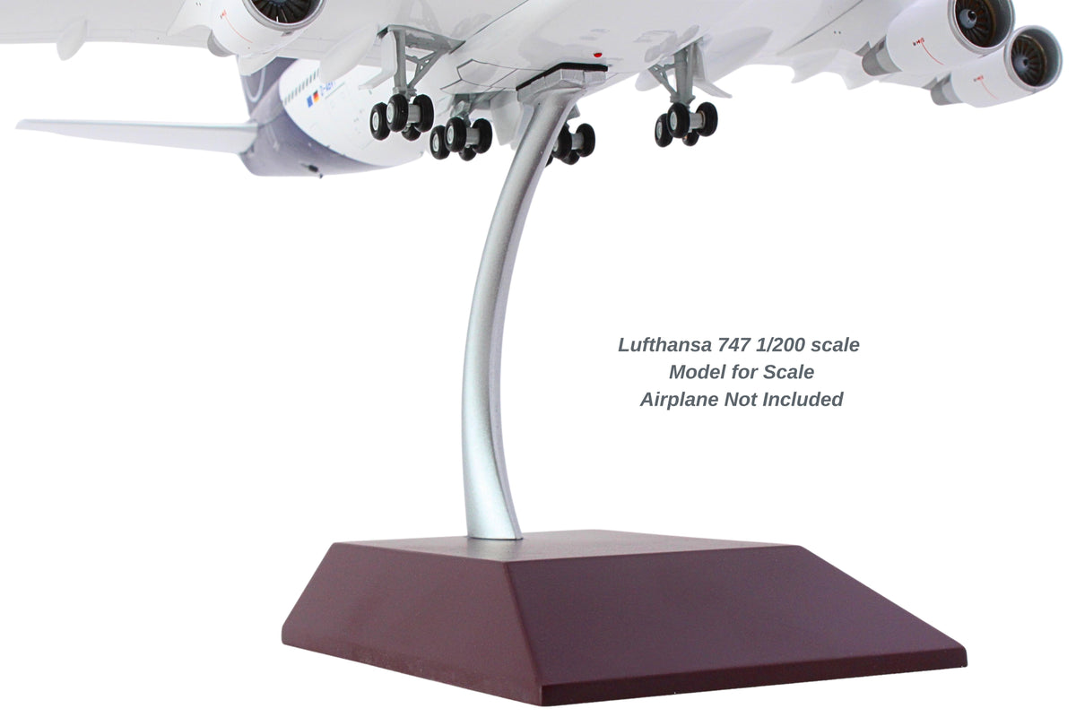 GEMINI200 WOOD & METAL STAND MEDIUM/WIDEBODY NON A380 The Airplane Shop.