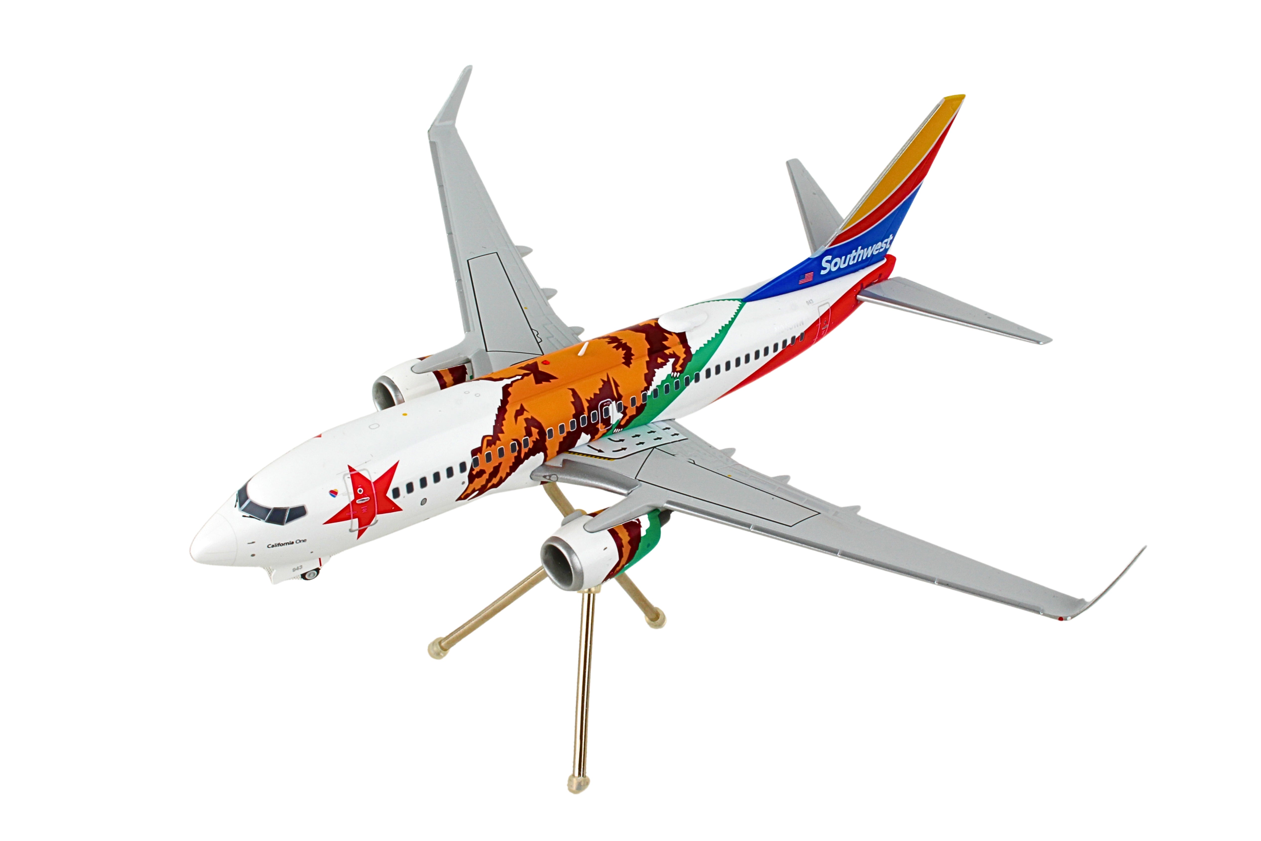 GEMINI SOUTHWEST 737-700W 1/200 CALIFORNIA ONE REG#N943WN