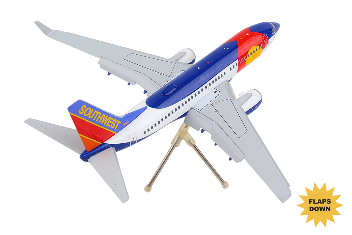 GEMINI200 SOUTHWEST 737-700 1/200 COLORADO ONE FLAPS DOWN ** The Airplane Shop.