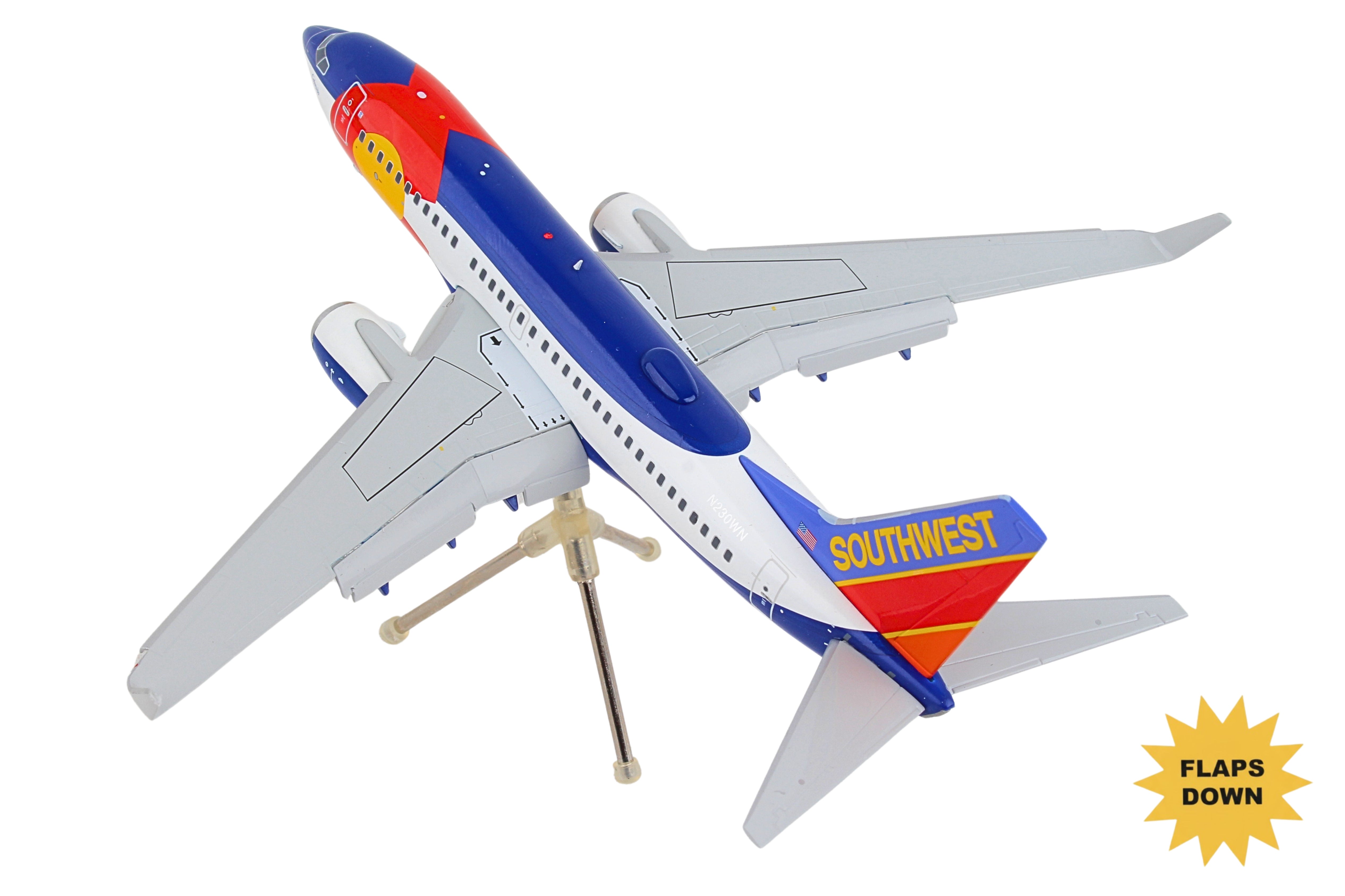 GEMINI200 SOUTHWEST 737-700 1/200 COLORADO ONE FLAPS DOWN **