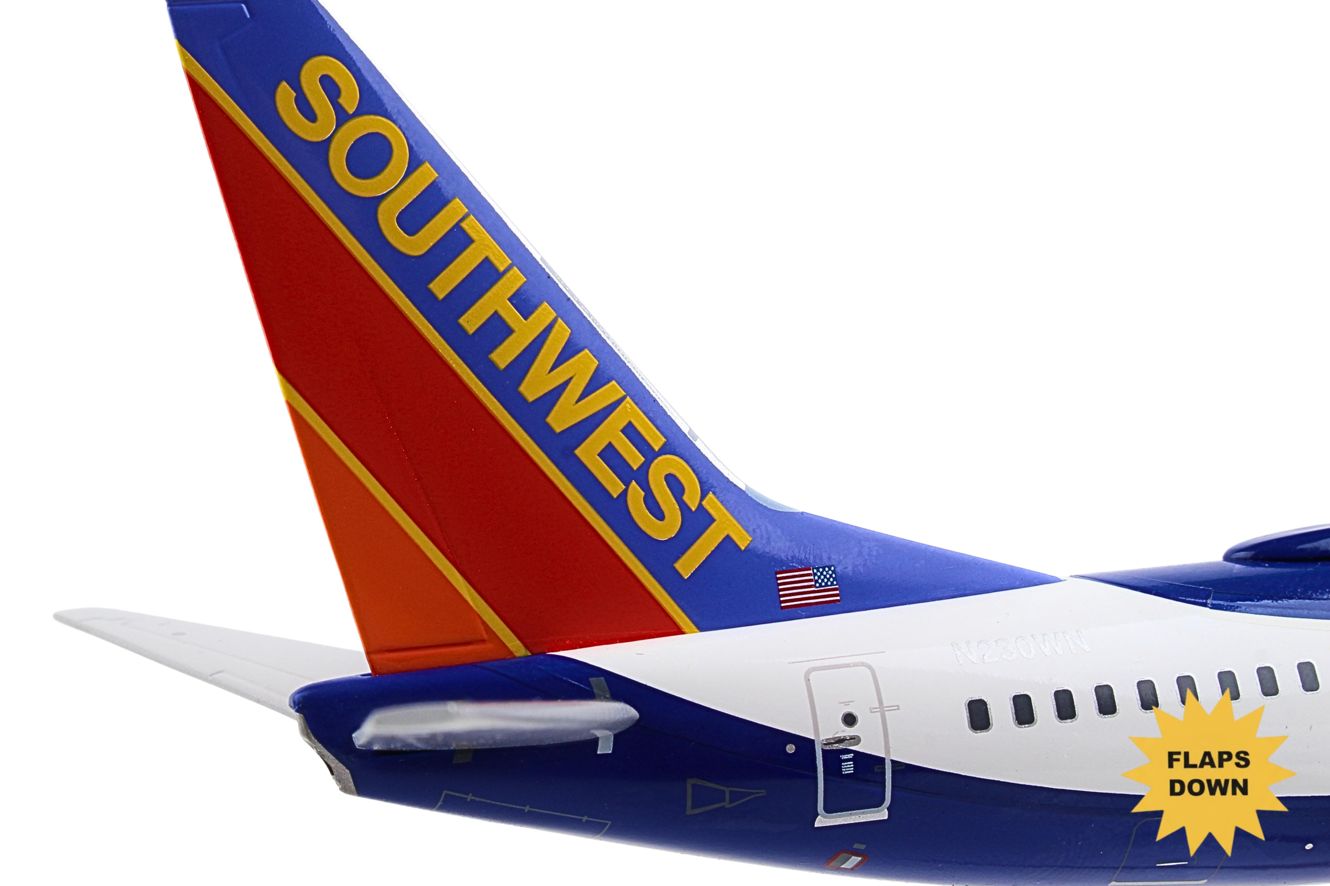 GEMINI200 SOUTHWEST 737-700 1/200 COLORADO ONE FLAPS DOWN ** | The