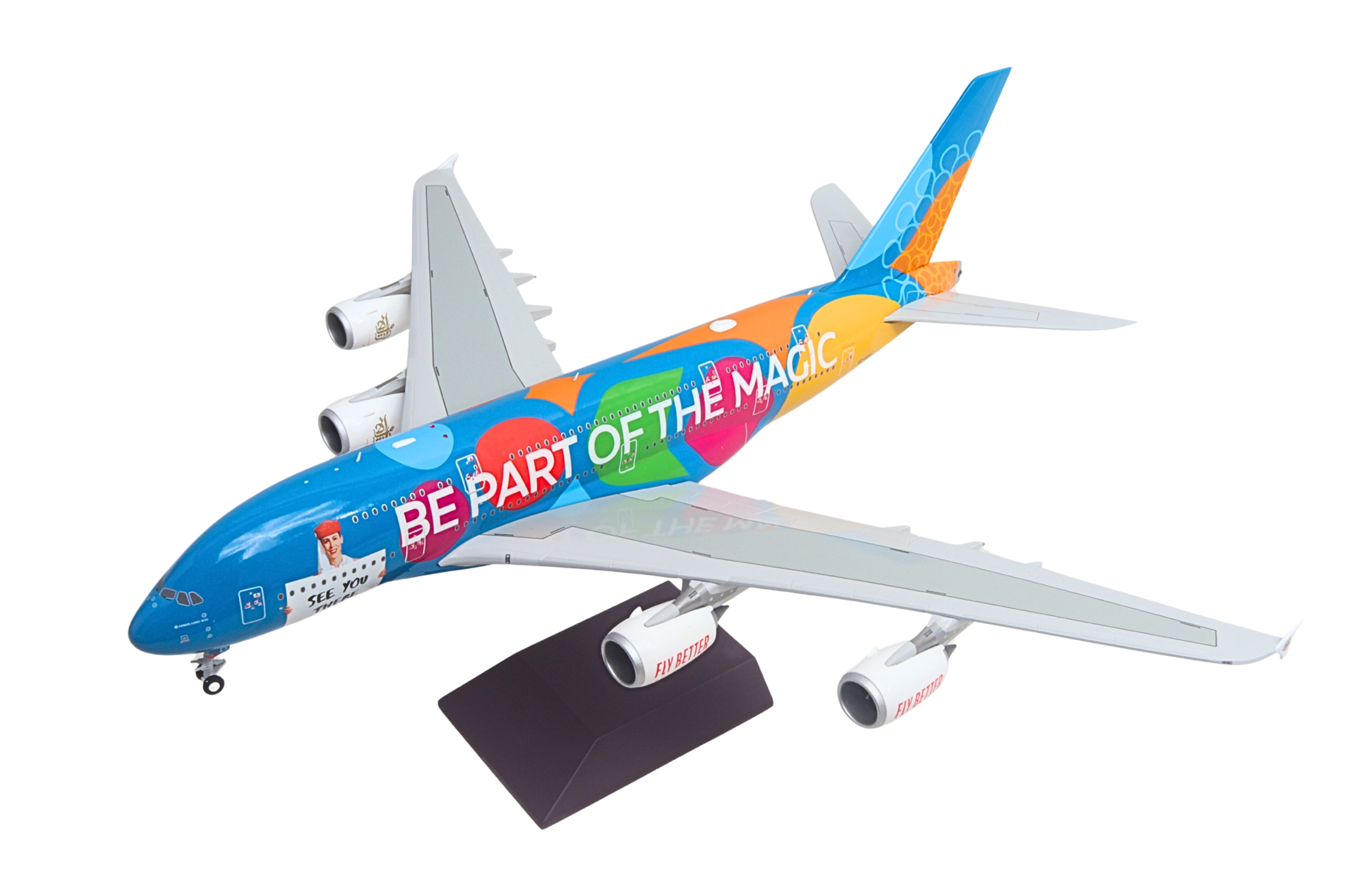 GEMINI200 EMIRATES A380 1/200 BE PART OF THE MAGIC A6-EES