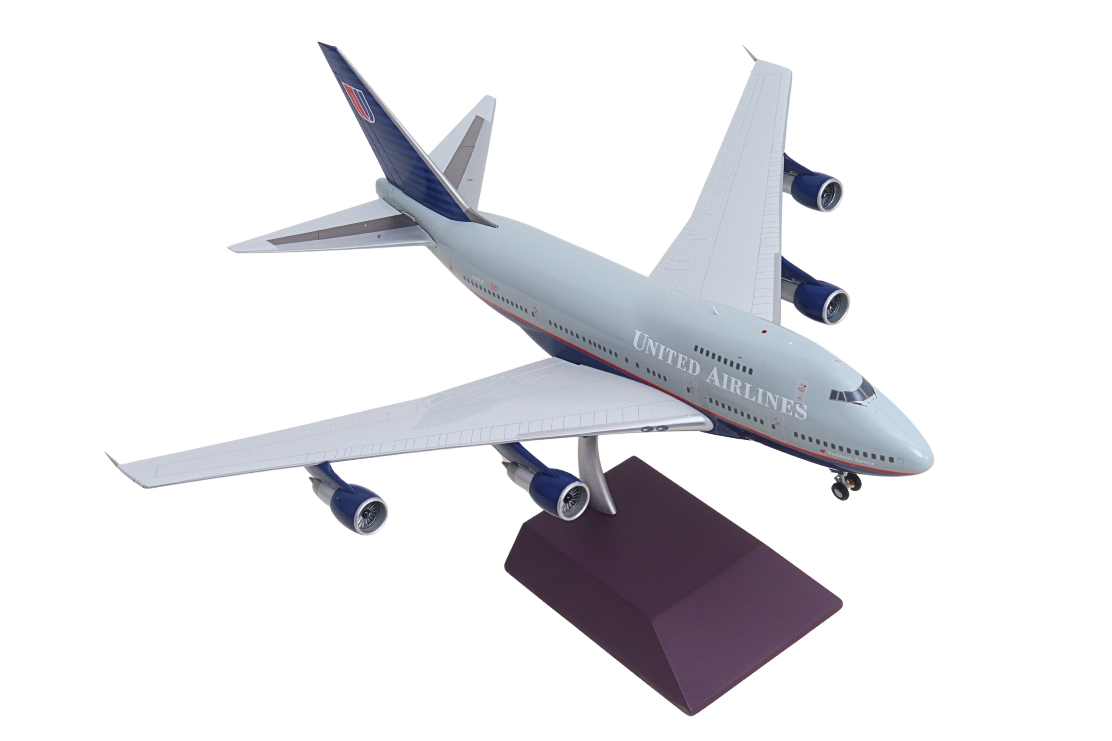 GEMINI200 UNITED 747SP 1/200 REG#N145UA BATTLESHIP LIVERY