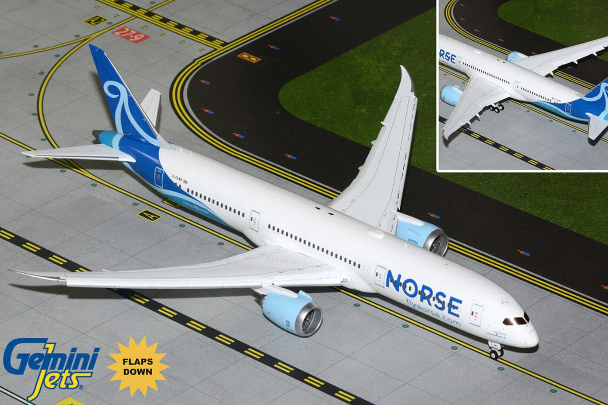 GEMINI200 NORSE ATLANTIC 787-9 1/200 REG#9-CKWS FLAPS DOWN