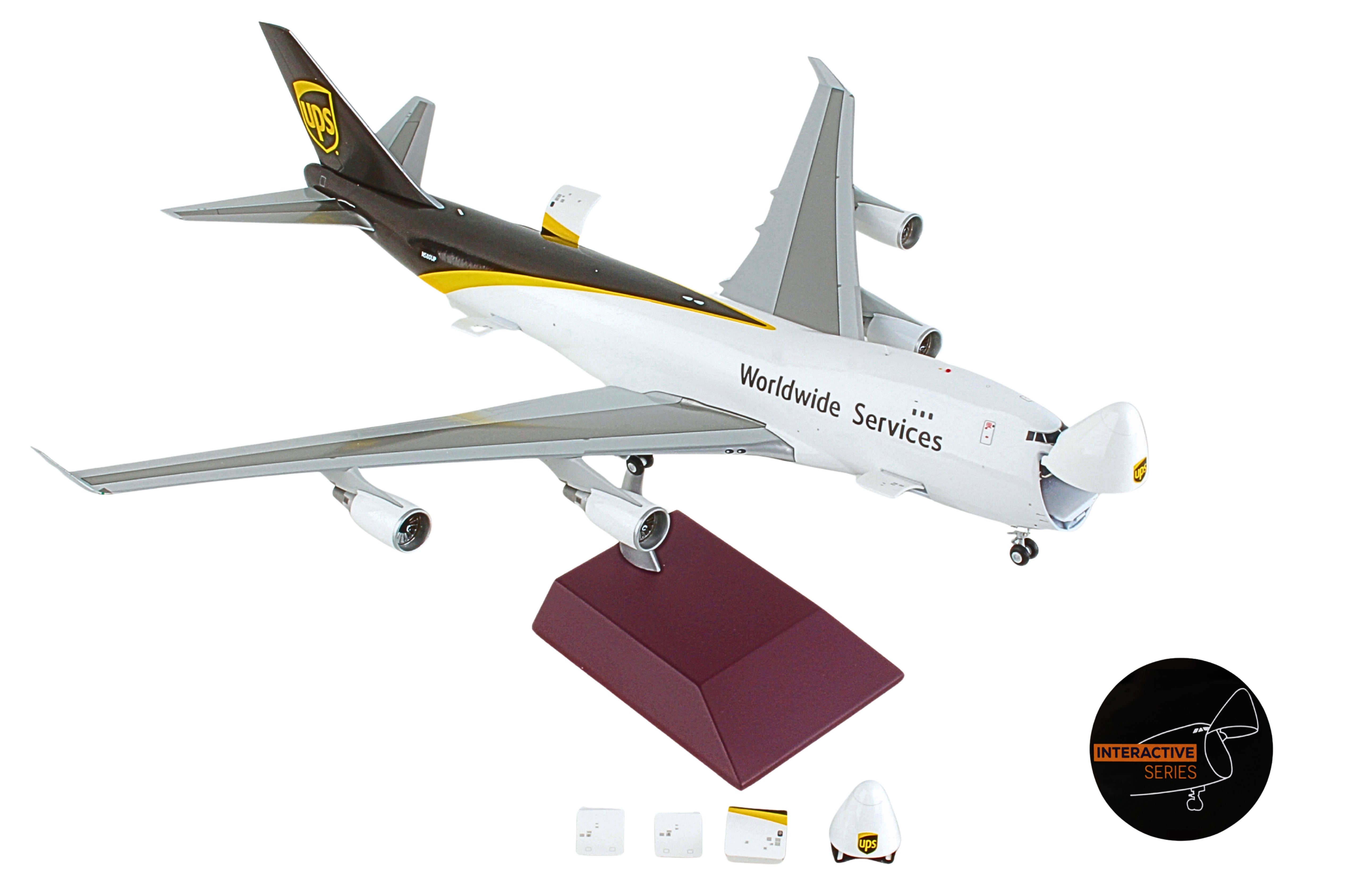 GEMINI200 UPS 747-400FSCD 1/200 INTERACTIVE REG#N580UP (**)*