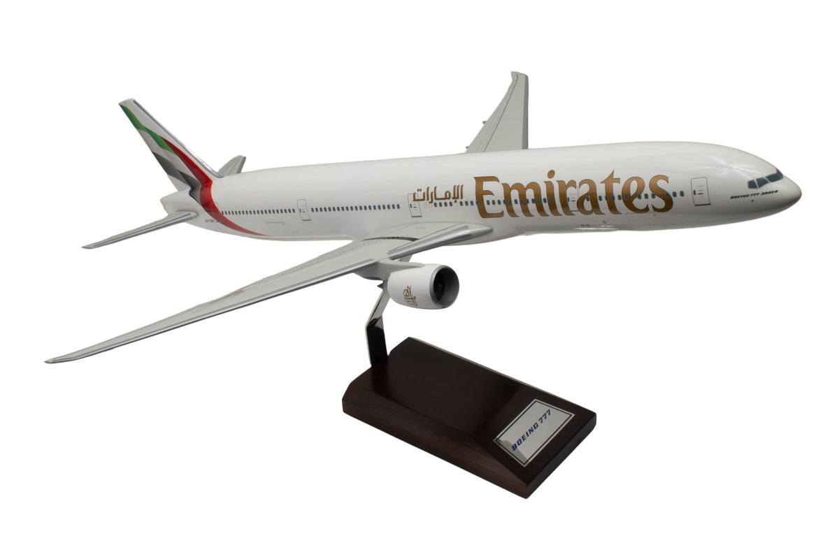 GEMINIDISPLAY EMIRATES 777-300ER 1/100 (**) The Airplane Shop.