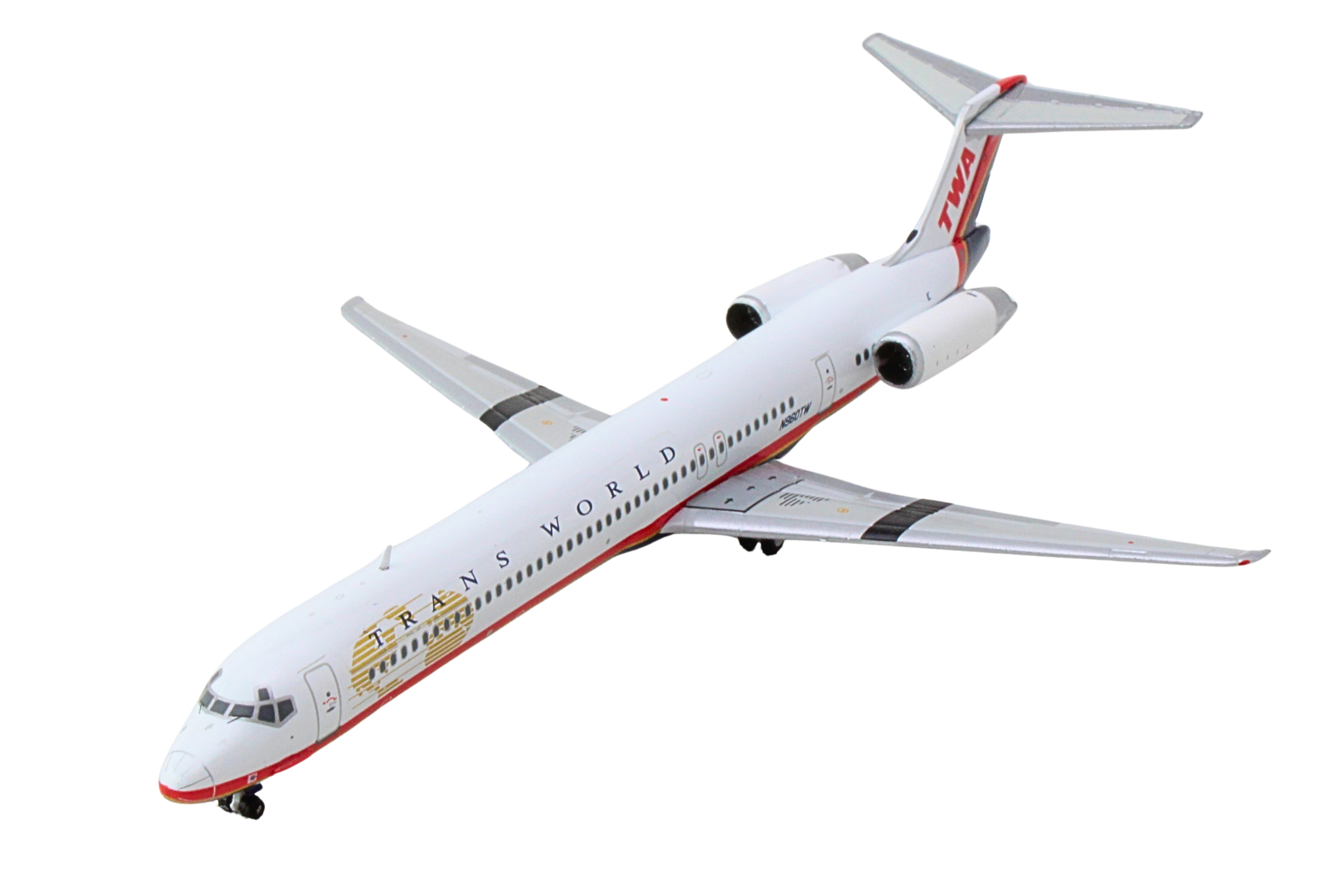 GEMINI TWA MD-80 1/400 REG#N960TW (**)
