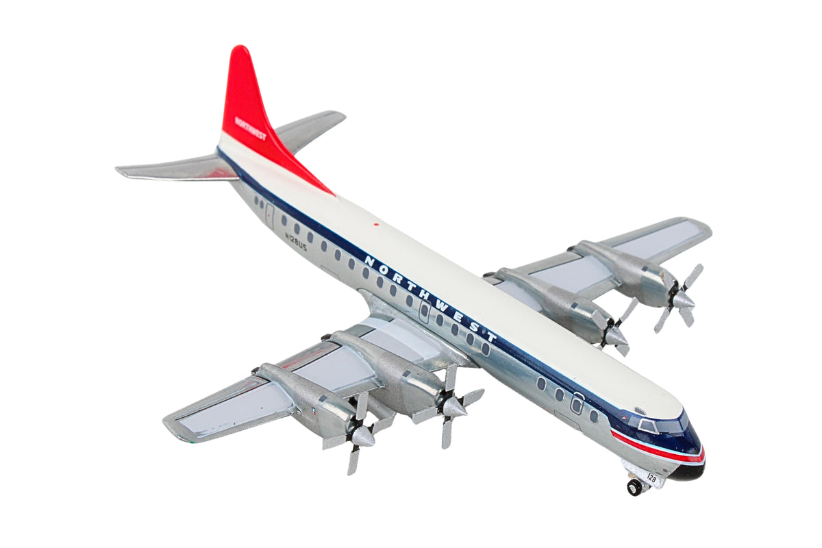 GEMINI NORTHWEST L188C 1/400 REG#N128US (**) The Airplane Shop.